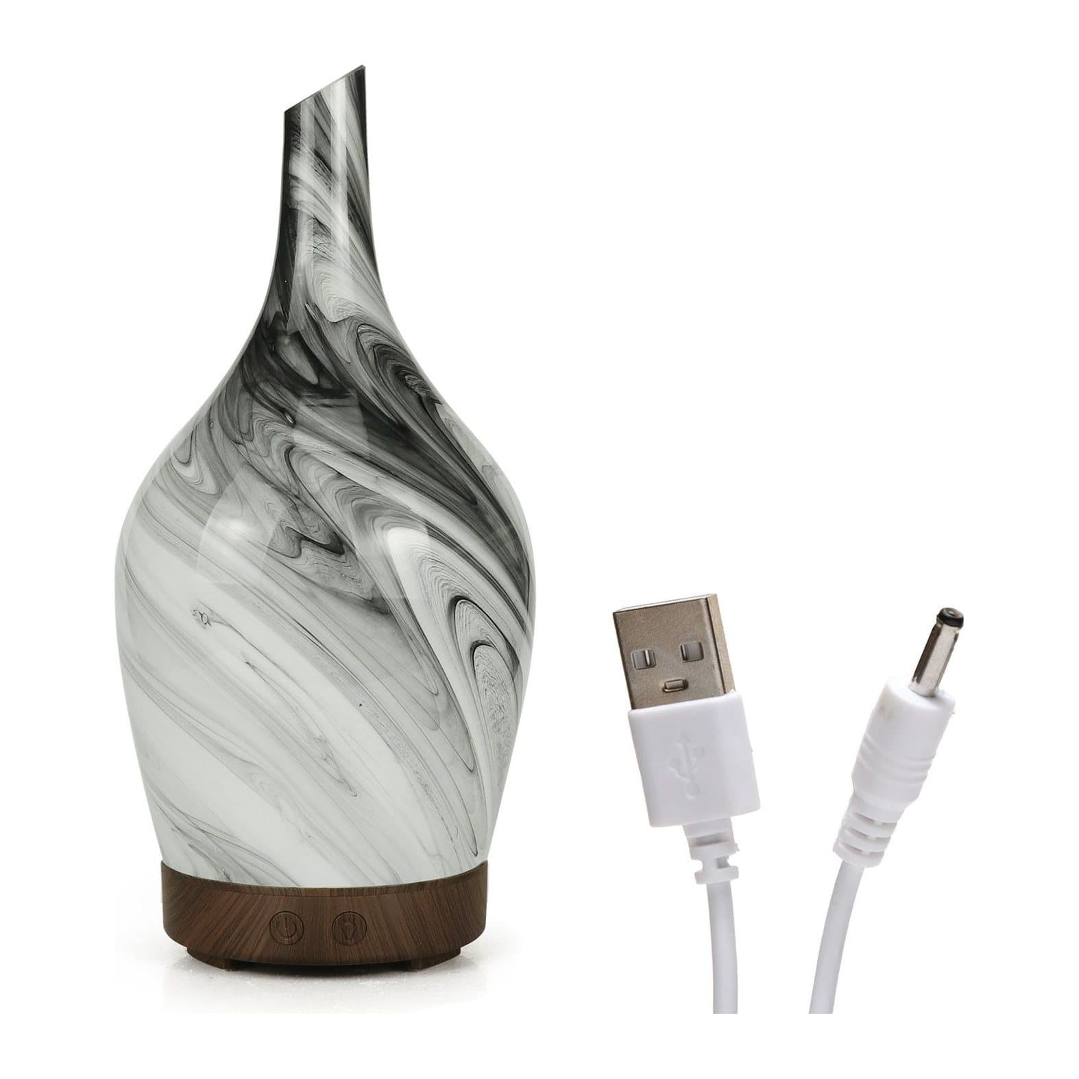 Grey abstract glass aroma atomiser