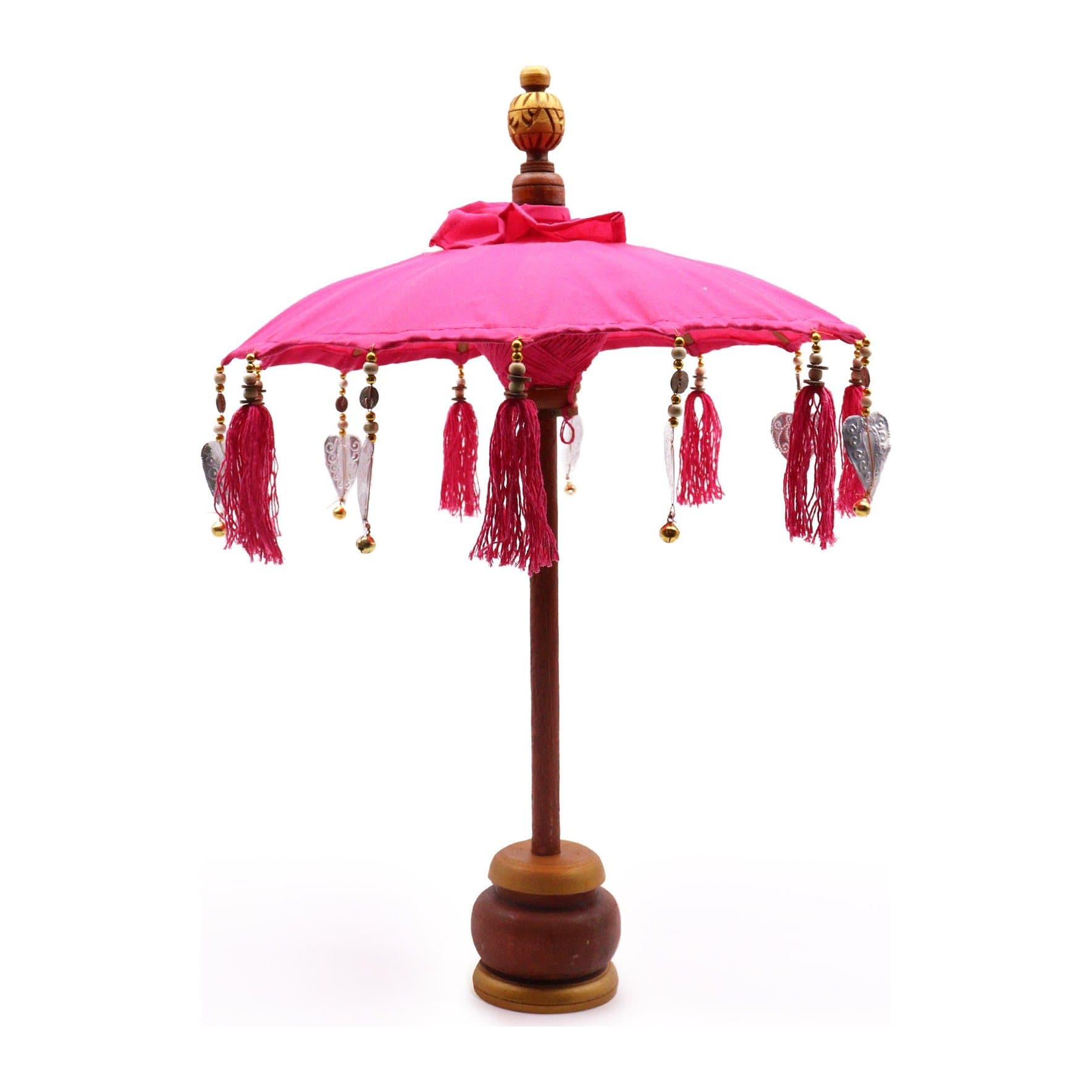 Handcrafted Bali home decor parasol in cotton or canvas
