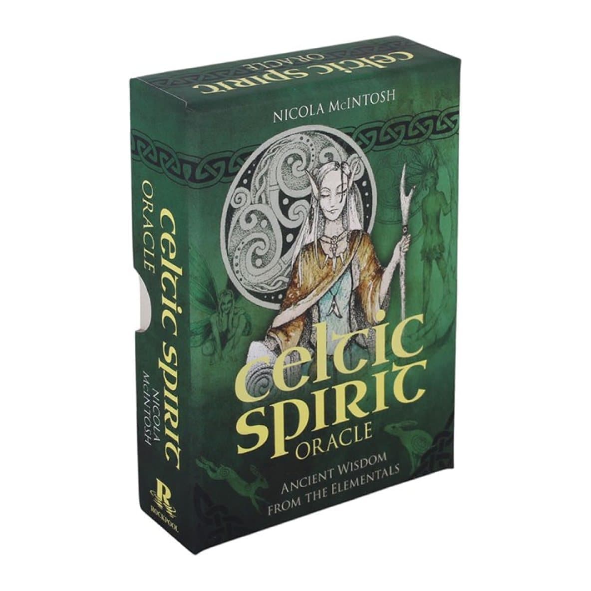 Celtic Spirit Oracle card deck in its colour cardboard box