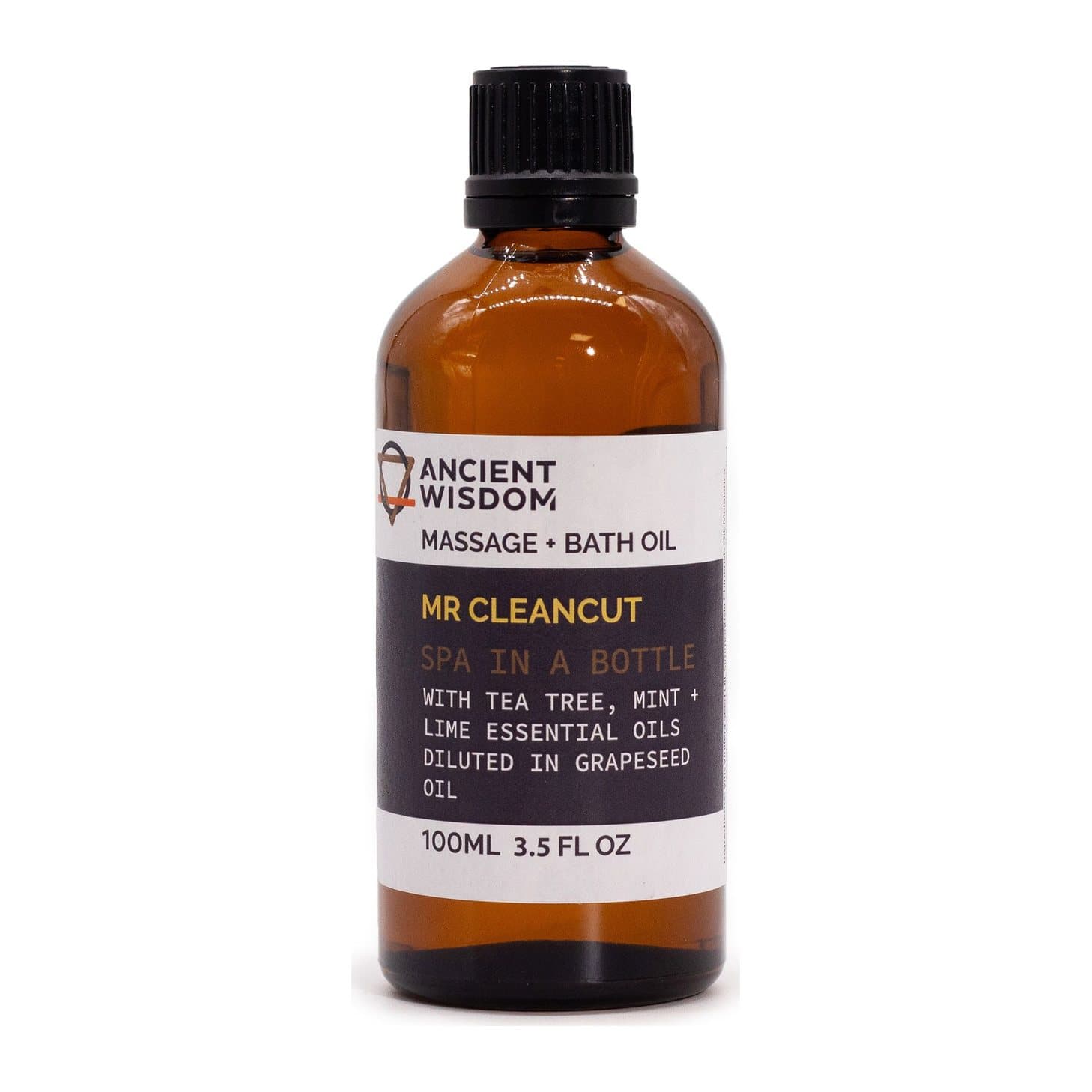 100 ml bottle of Mr Cleancut essential oil blend