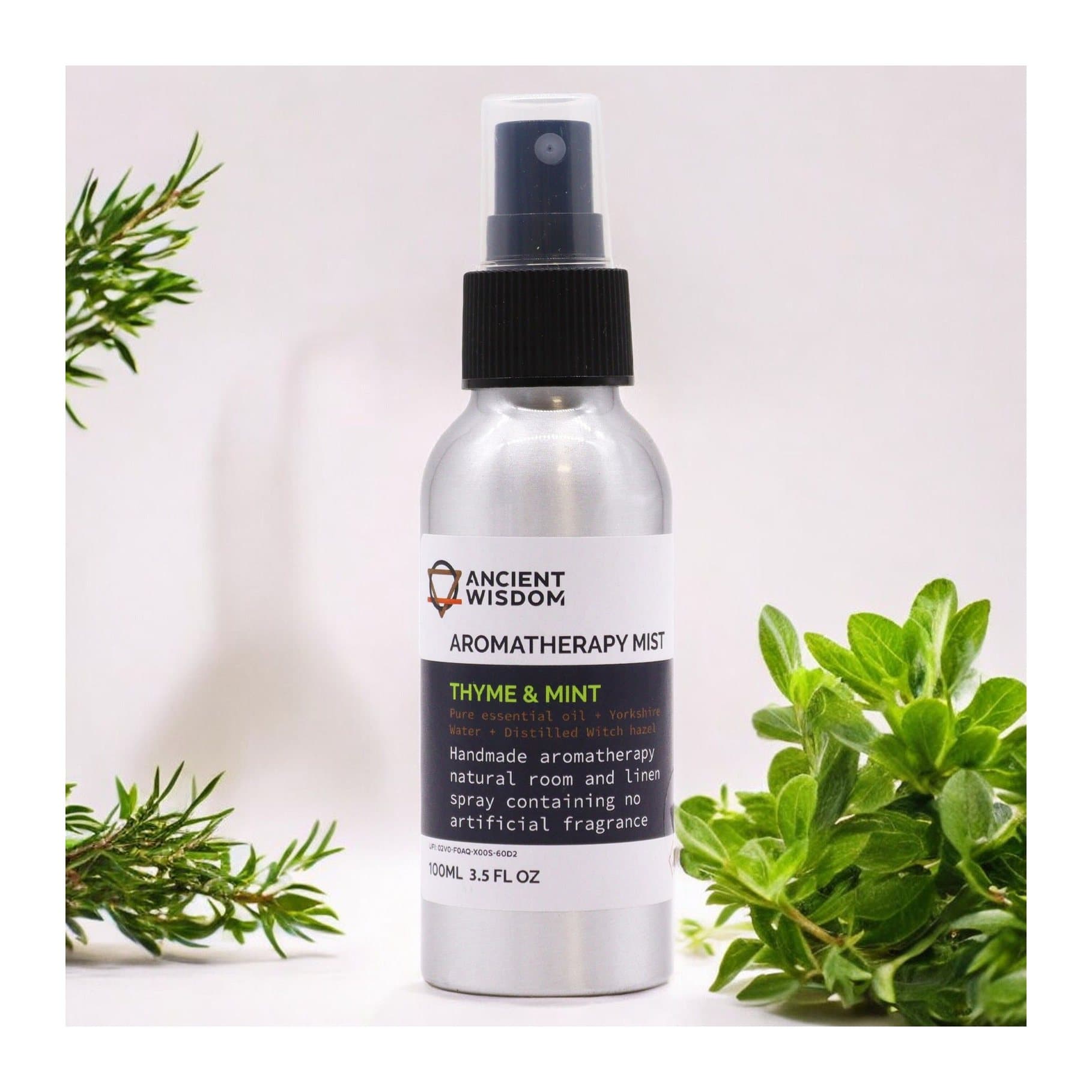 100 ml thyme and mint essential oil mist