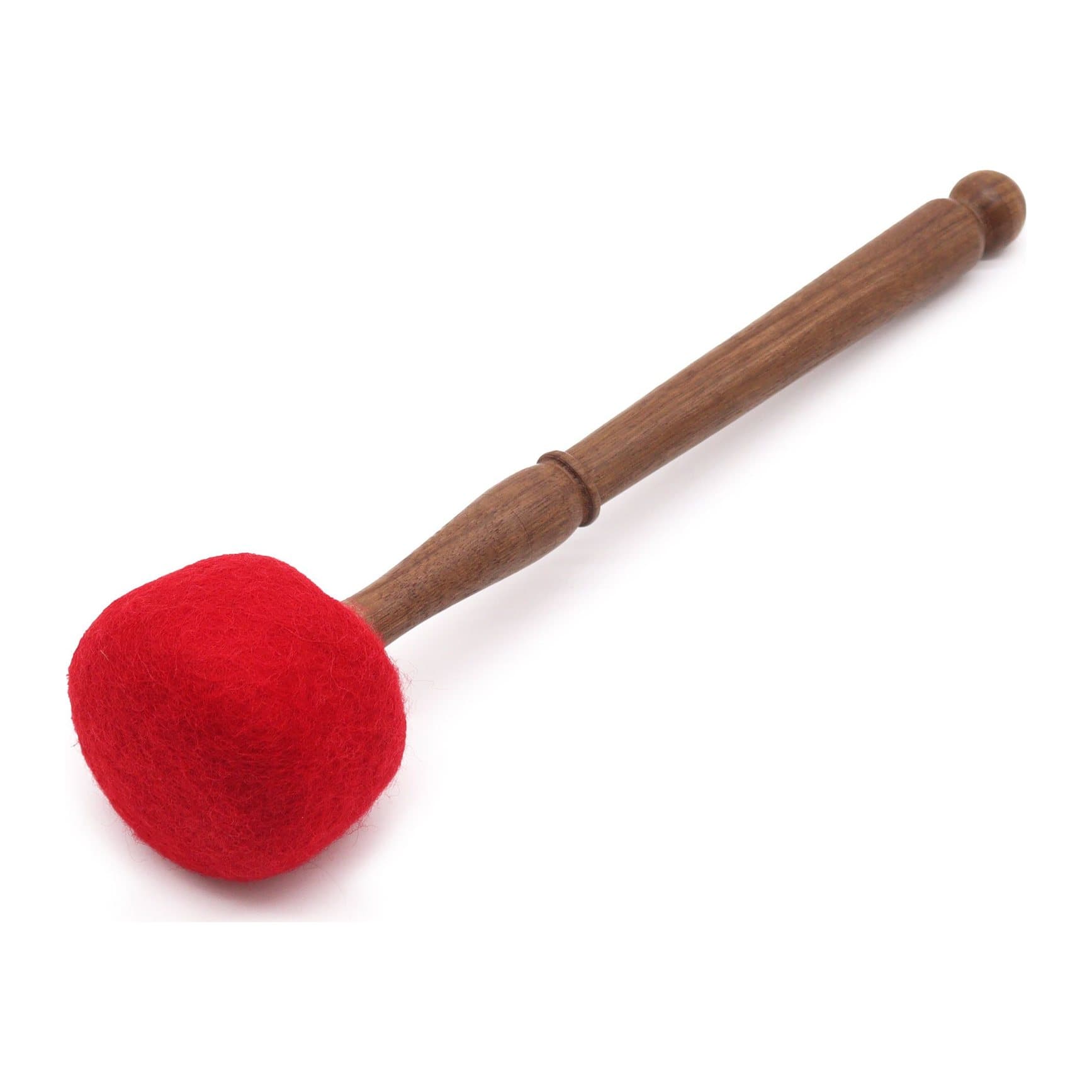 Felted wooden gong stick