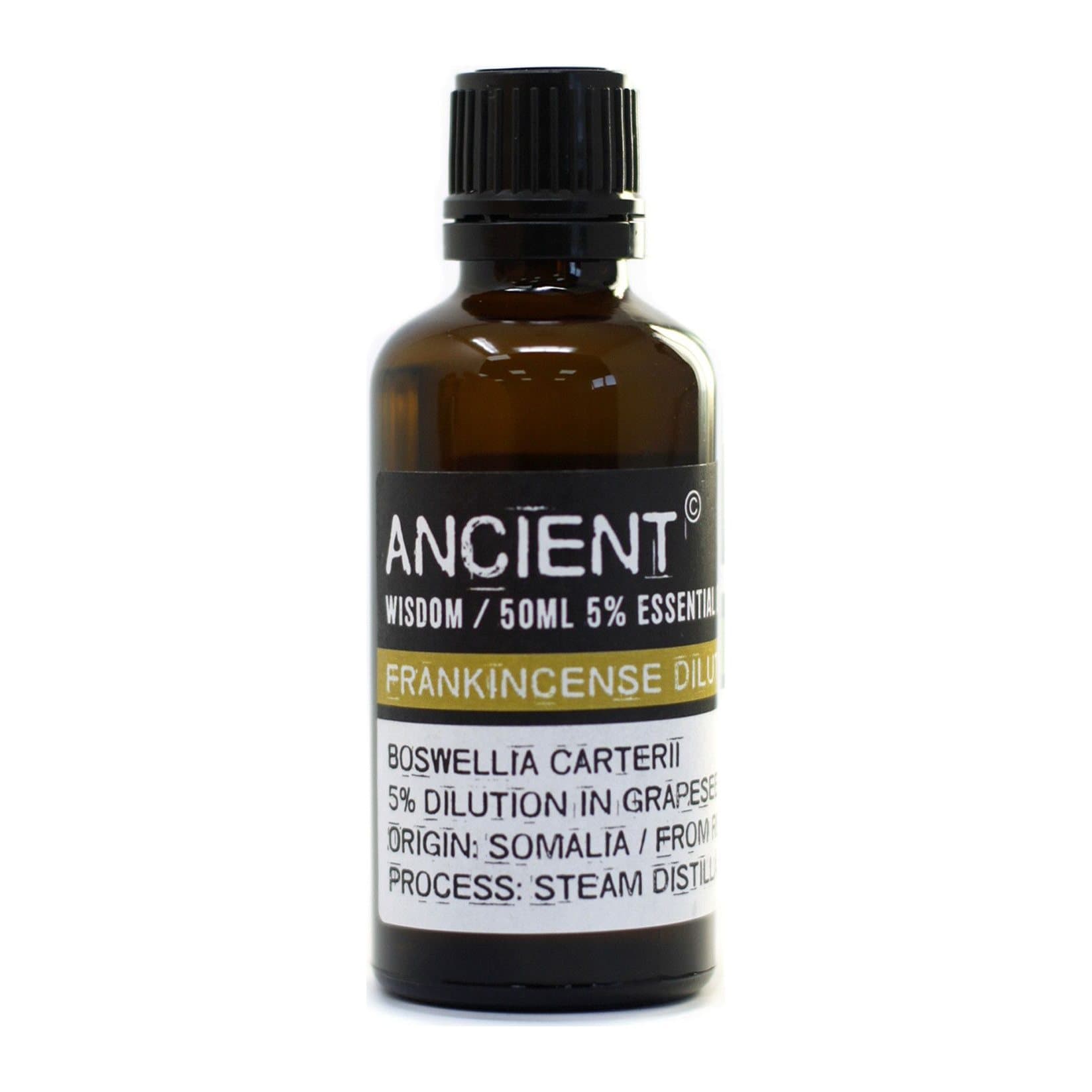 50 ml frankincense essential oil diluted in grapeseed oil
