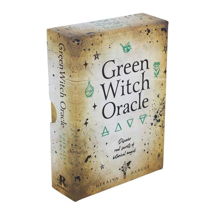 Green Witch Oracle Cards deck and box
