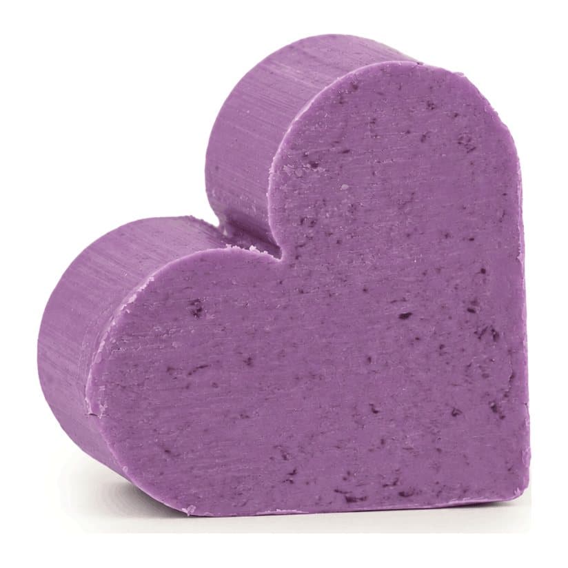 Pack of colourful heart shaped guest soaps