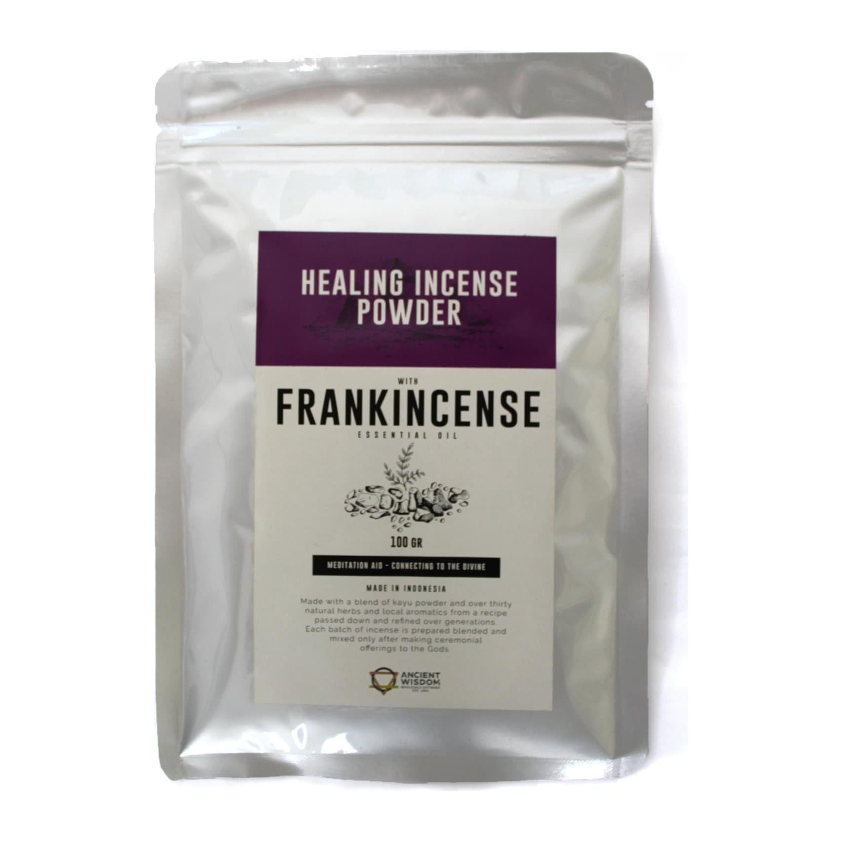 Loose incense powder ready to shape and burn