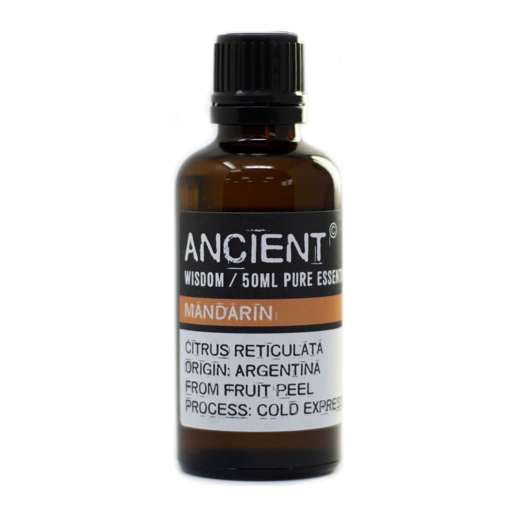 Mandarin essential oil, 50 ml size