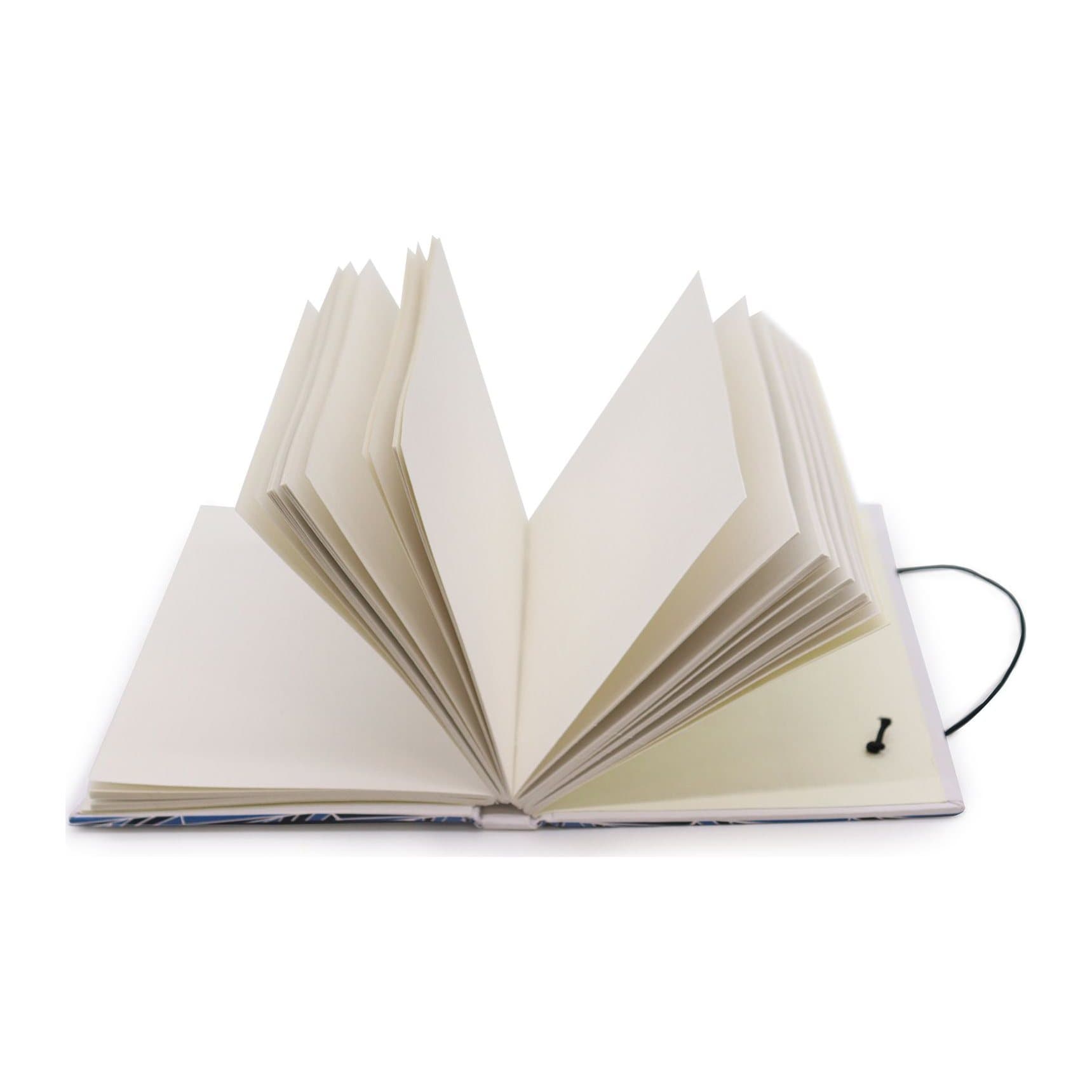 Notebook with a strap in a nature-inspired style