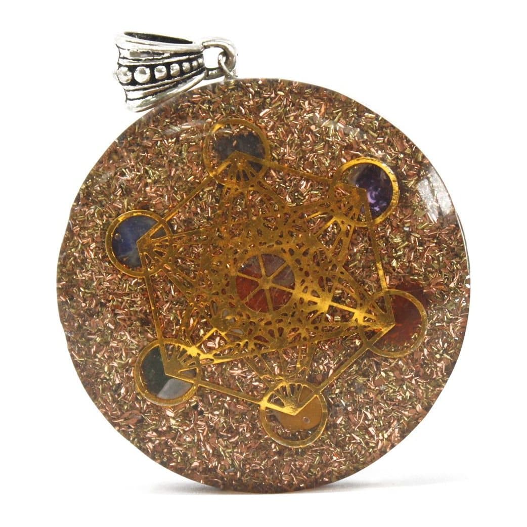 Orgonite chakra pendant