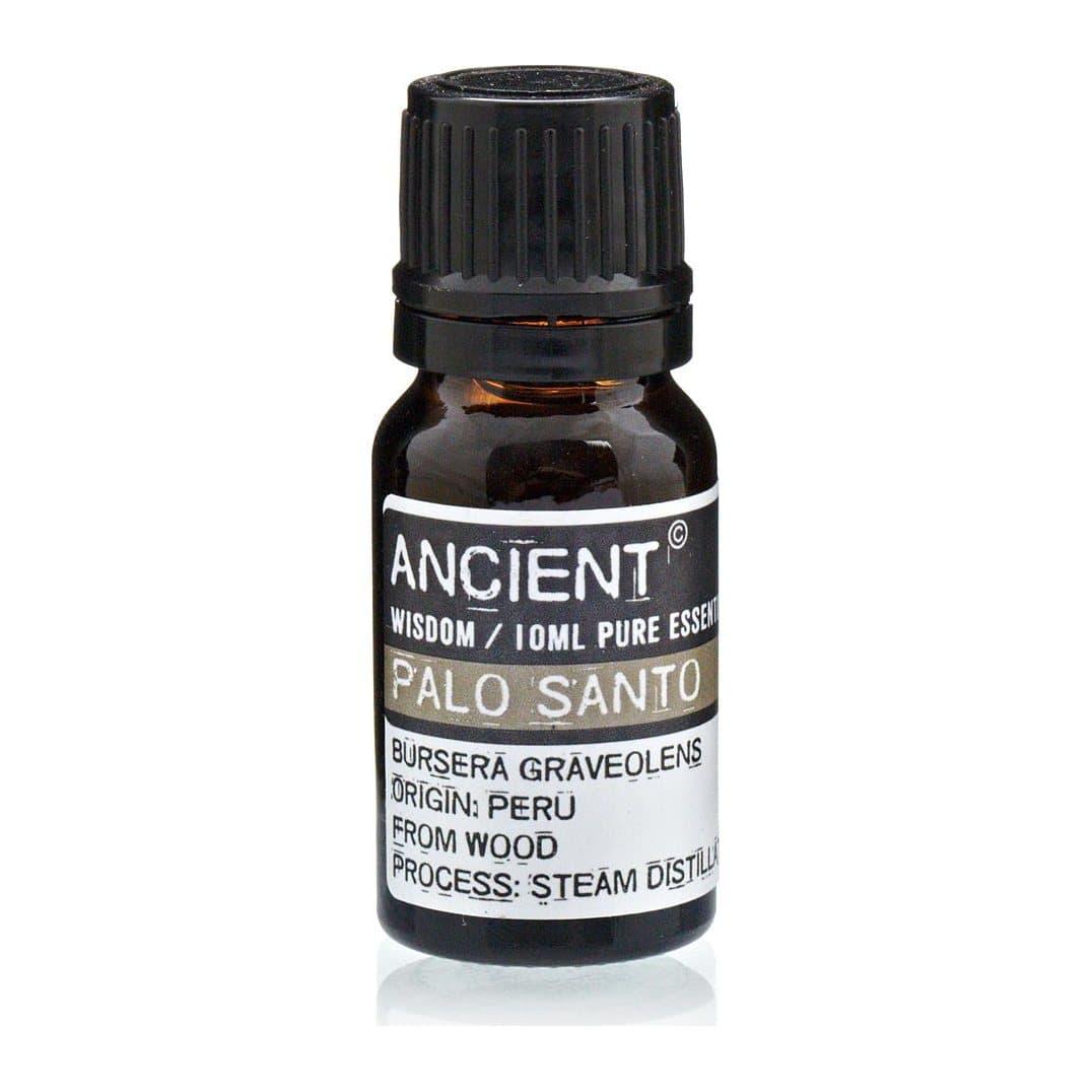 Bottle of palo santo essential oil