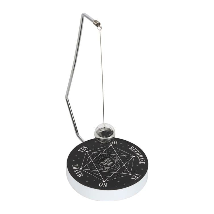 Metal decision maker with a spherical pendulum