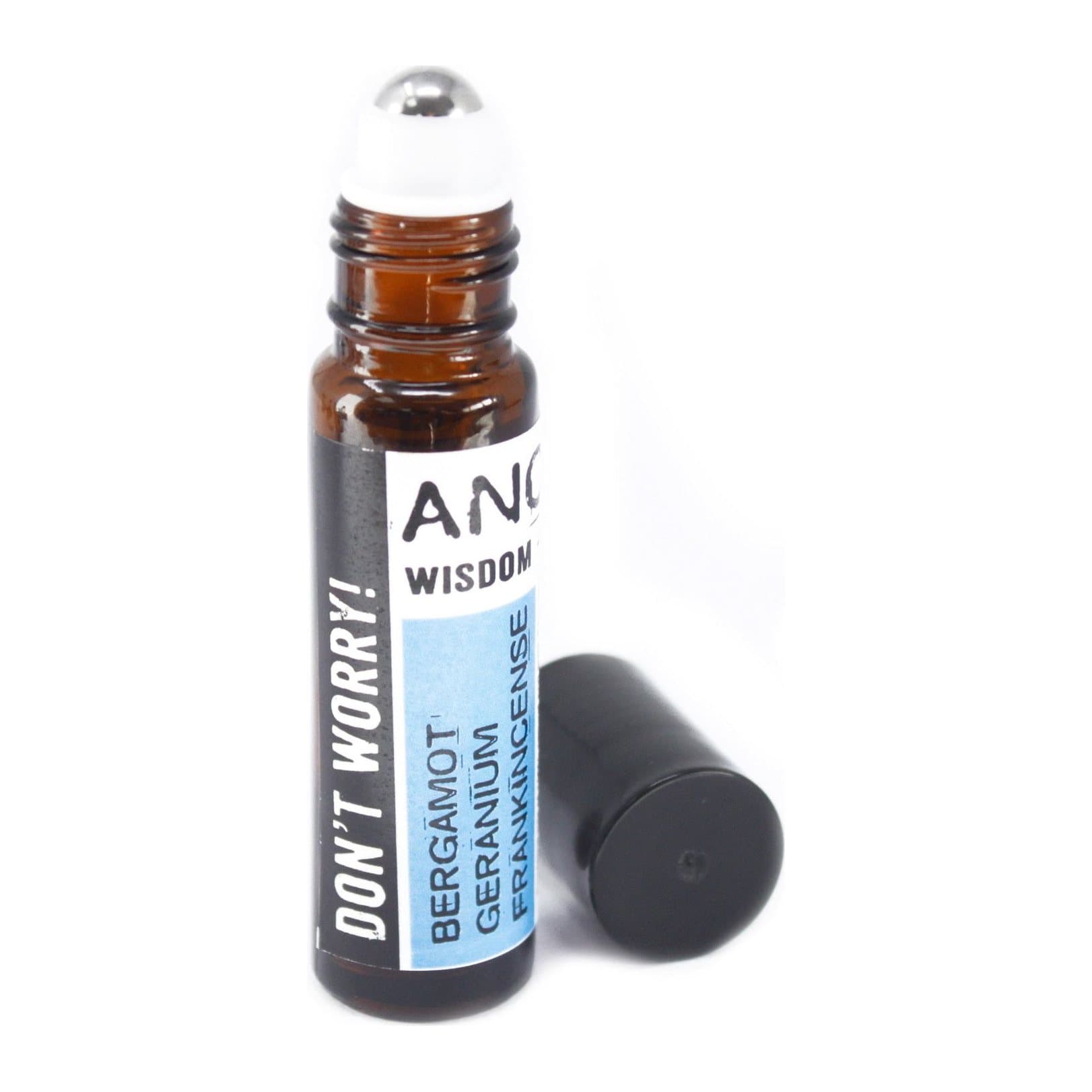 10 ml roll-on bottle of essential oil blend