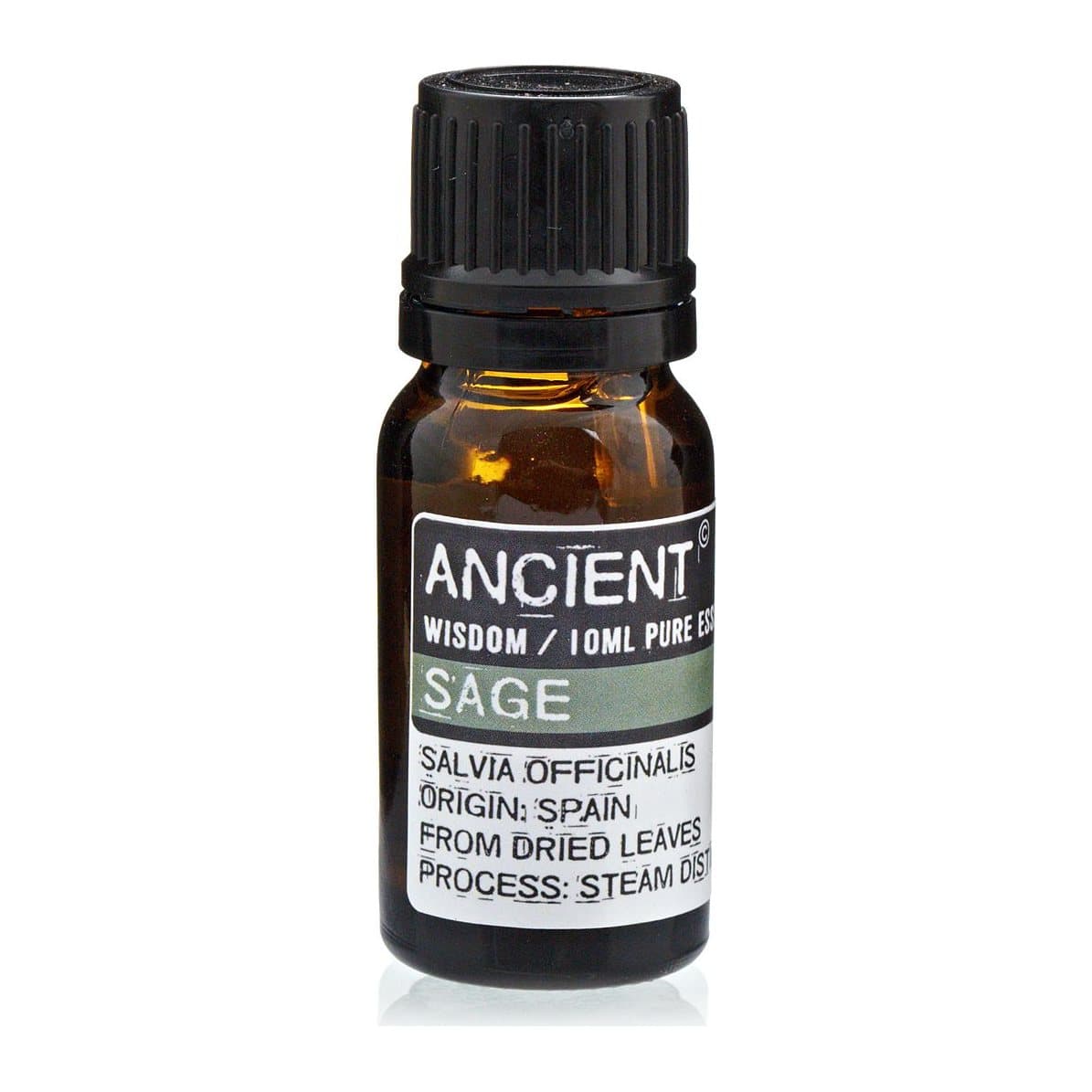 10 ml bottle of sage essential oil