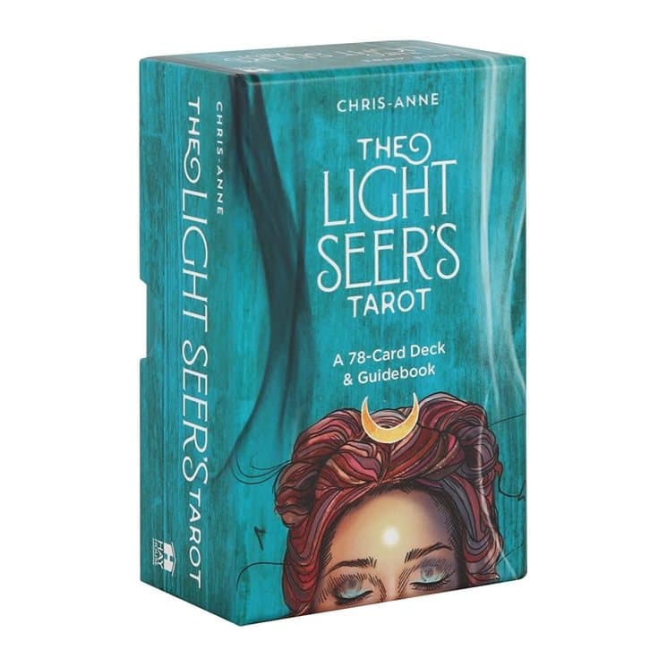 The Light Seer's Tarot deck in its illustrated box