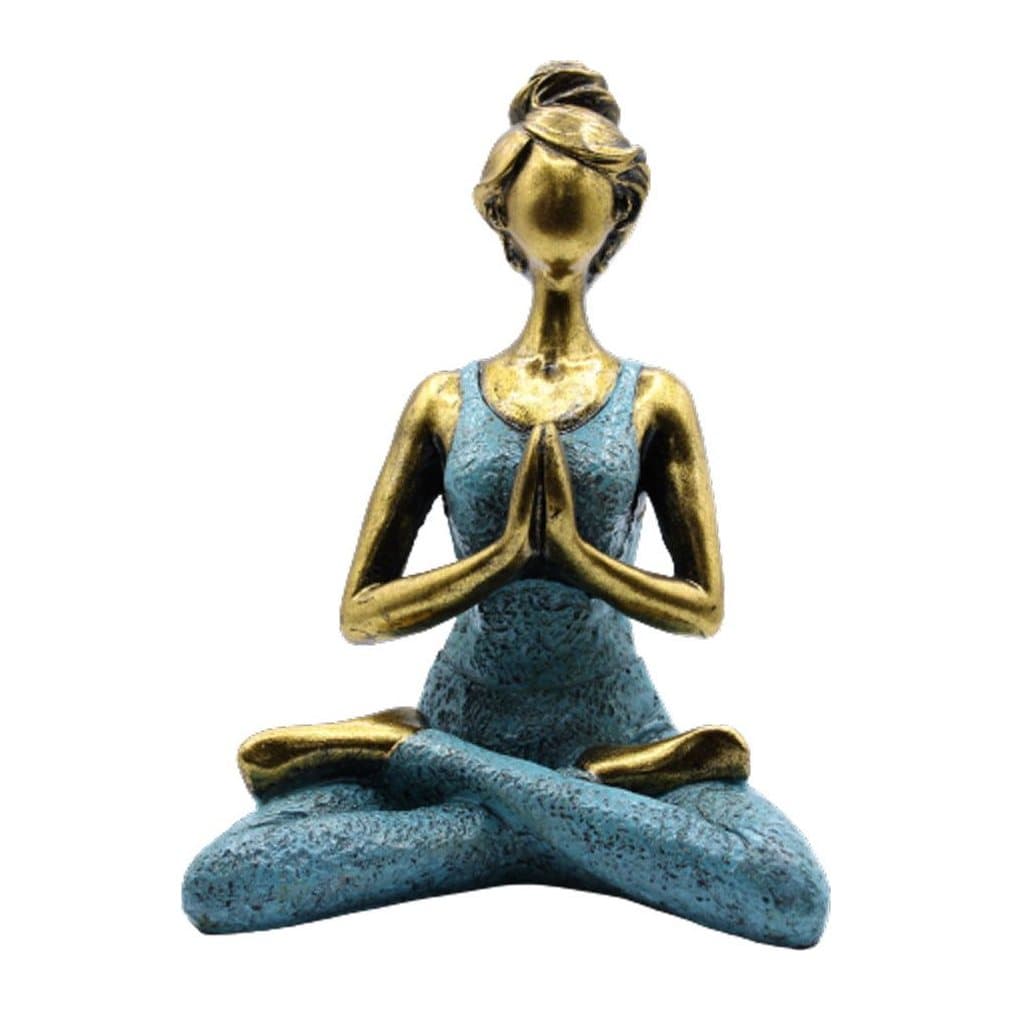 Yoga lady figure ornament
