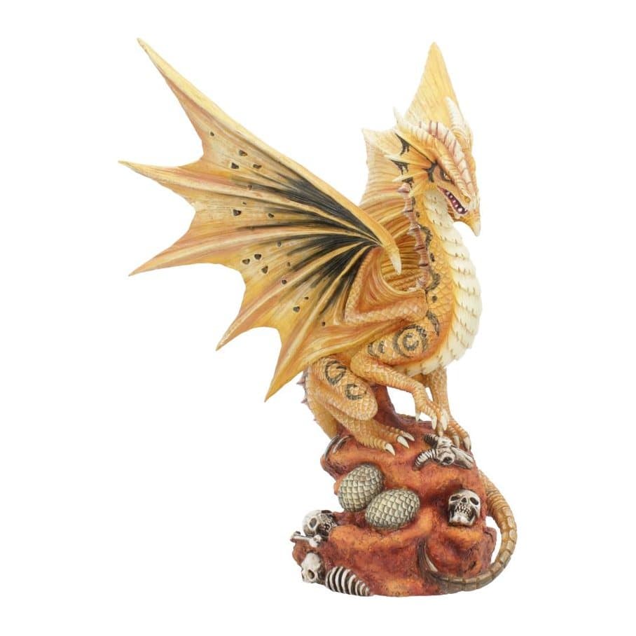 Adult Desert Dragon figurine with raised wings and a small egg