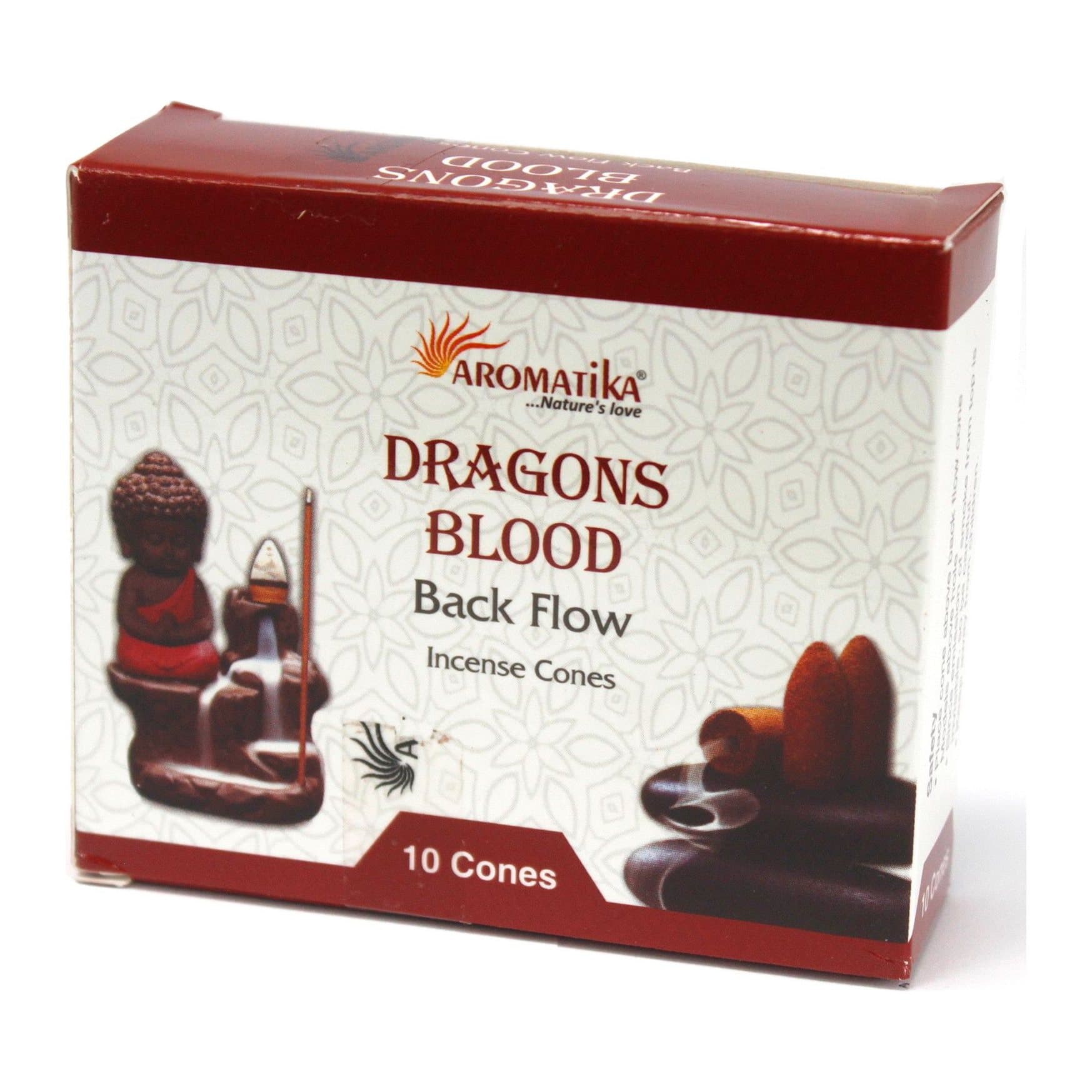 Two boxes of Aromatica backflow incense cones in your chosen scent