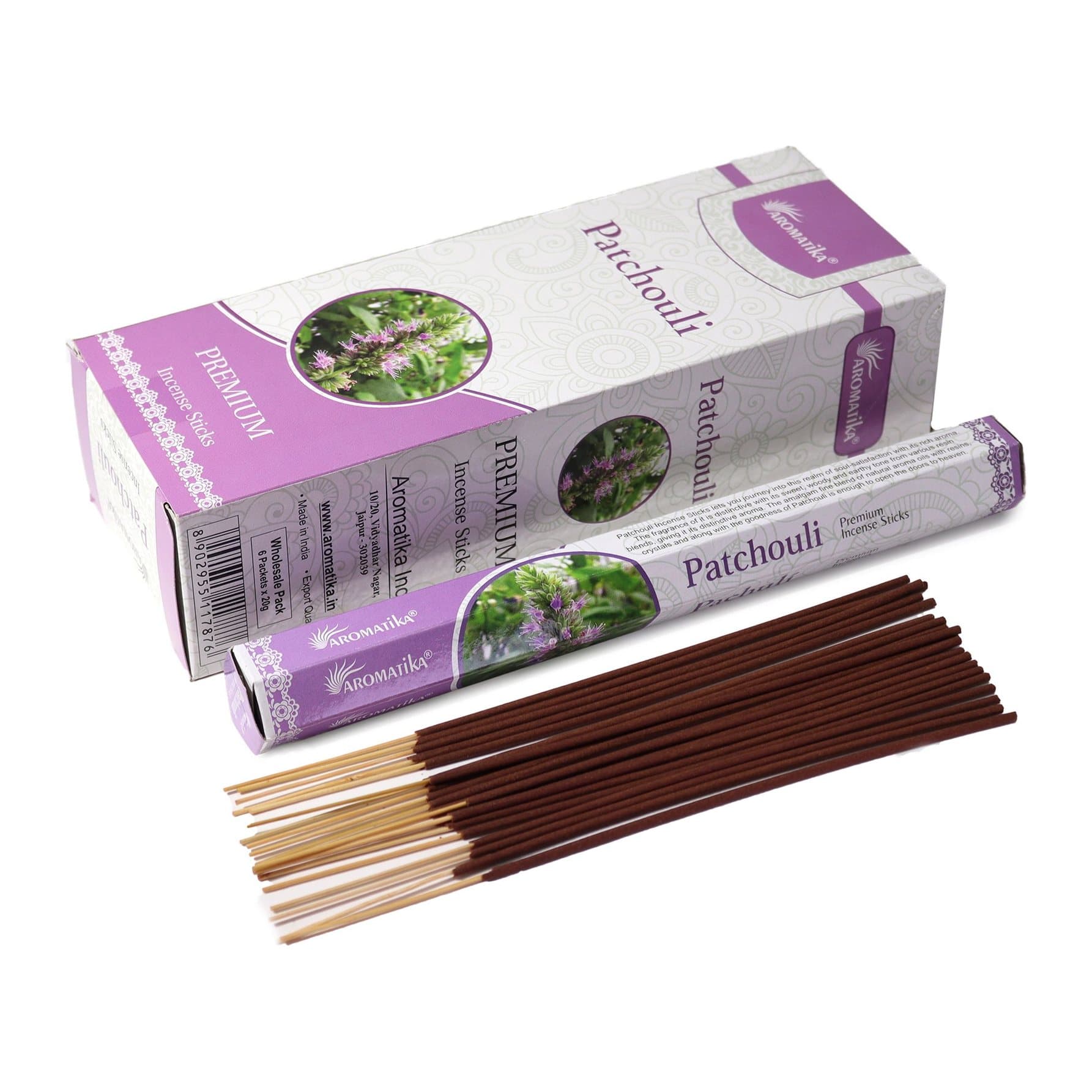 Charcoal free hex incense sticks, two packs