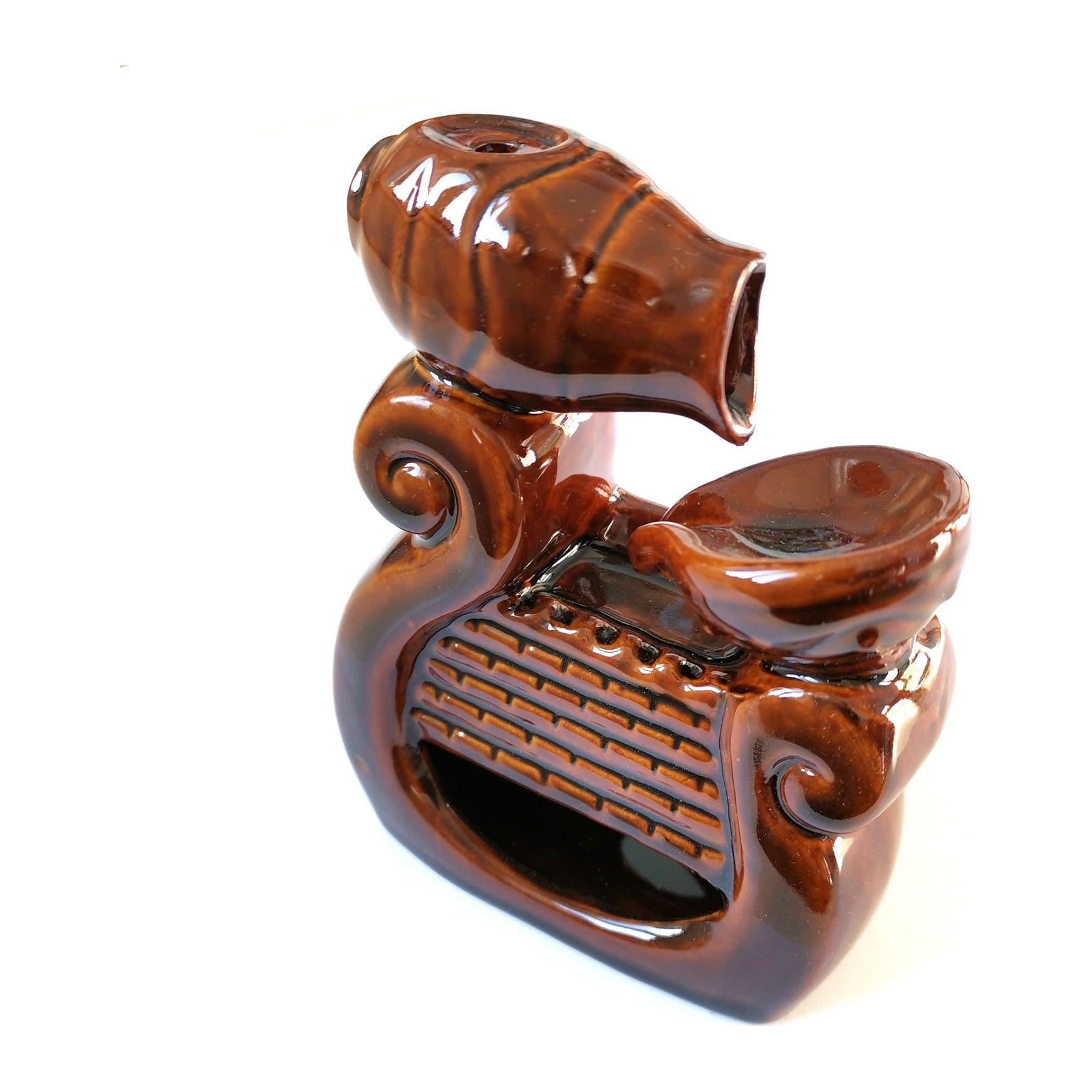 Ceramic Wiki Waterfall backflow incense burner