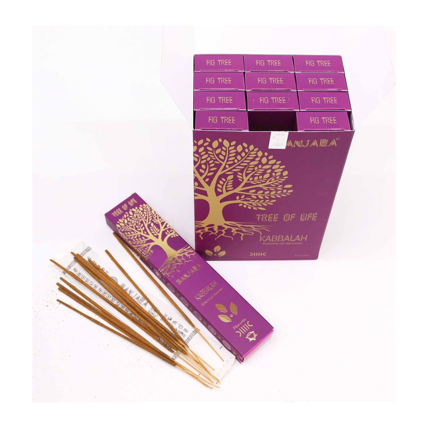 Pack of Banjara Kabbalah botanical incense sticks