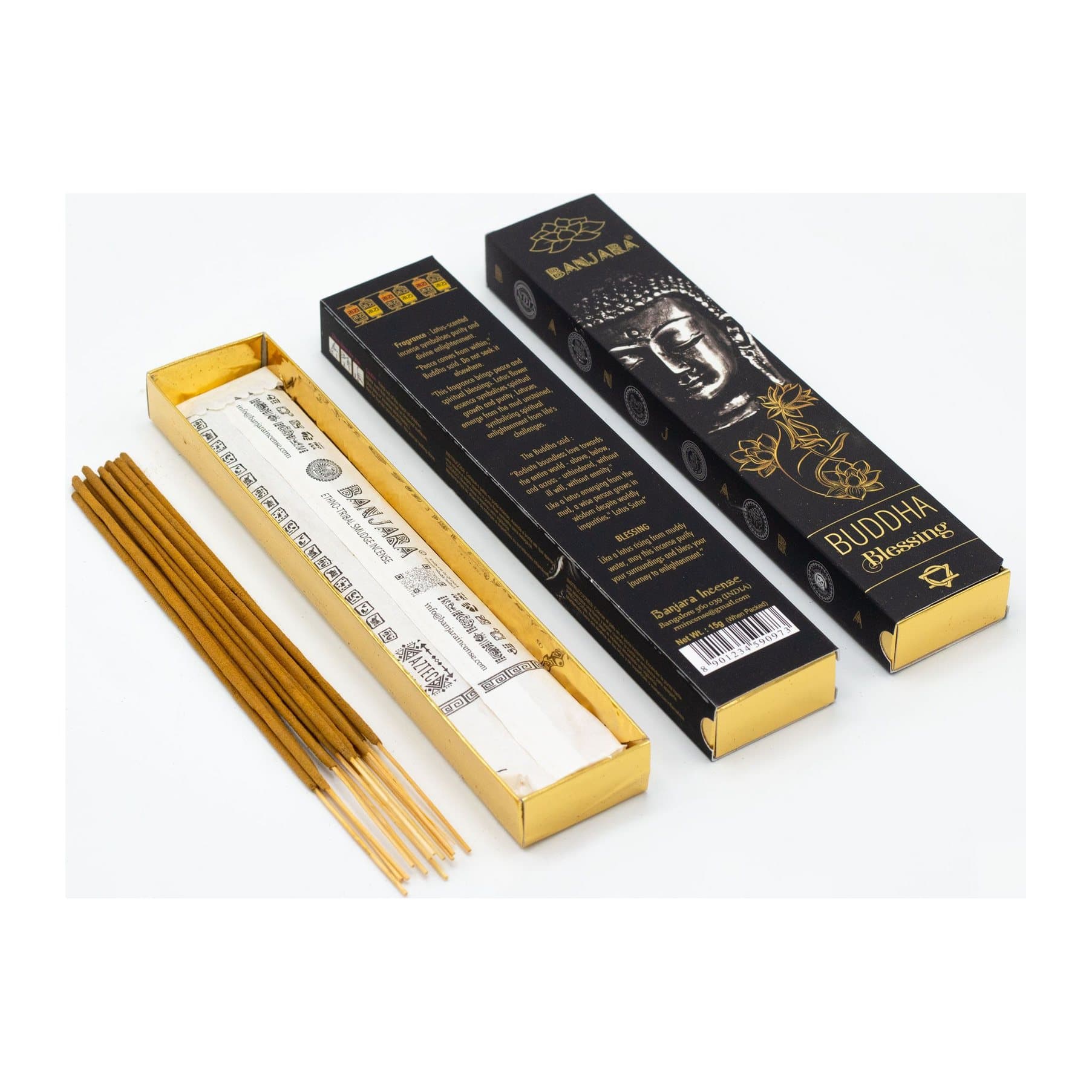 Banjara Buddha incense sticks pack, pack of 2