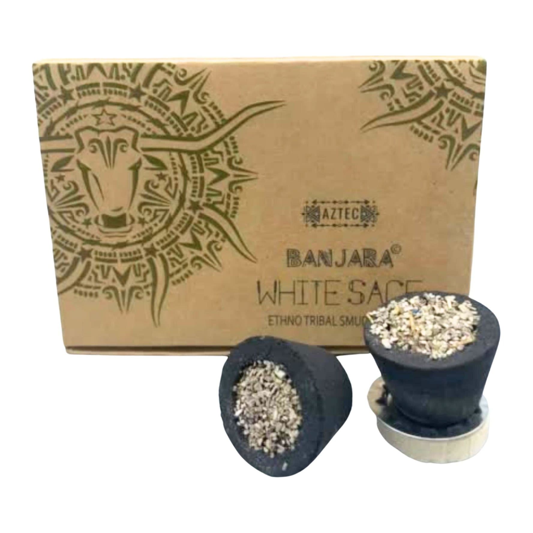 White sage cups, two packs of six