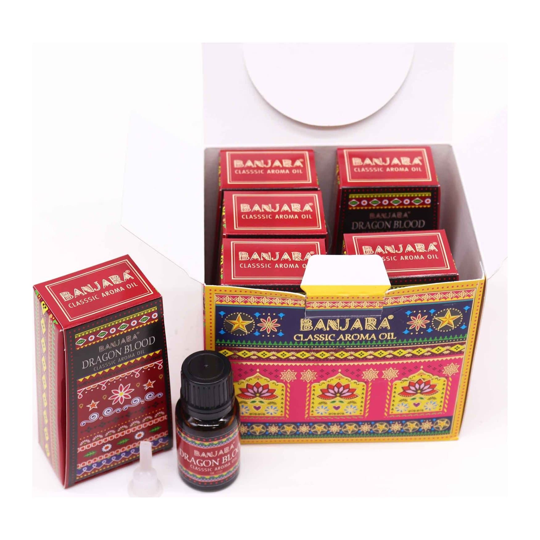 Small 10 ml bottle of Banjara Indian fragrance oil