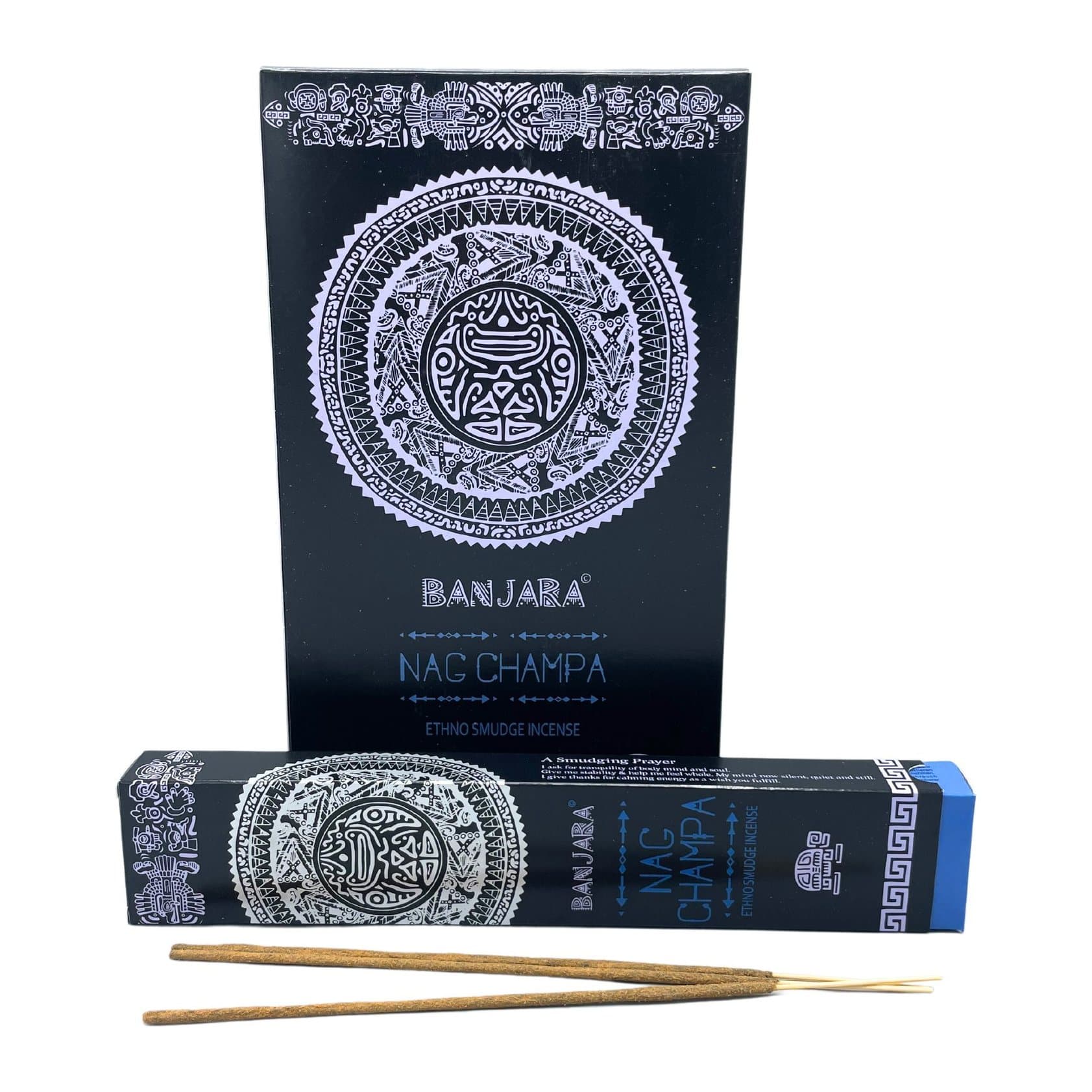 Packs of Banjara tribal incense sticks in your chosen scent