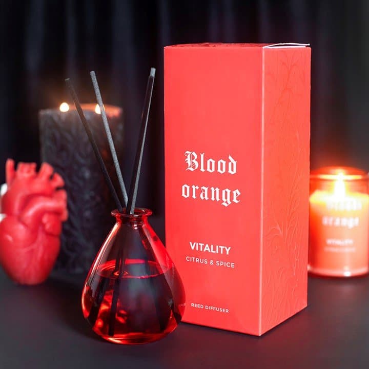 Blood orange citrus and spice reed diffuser