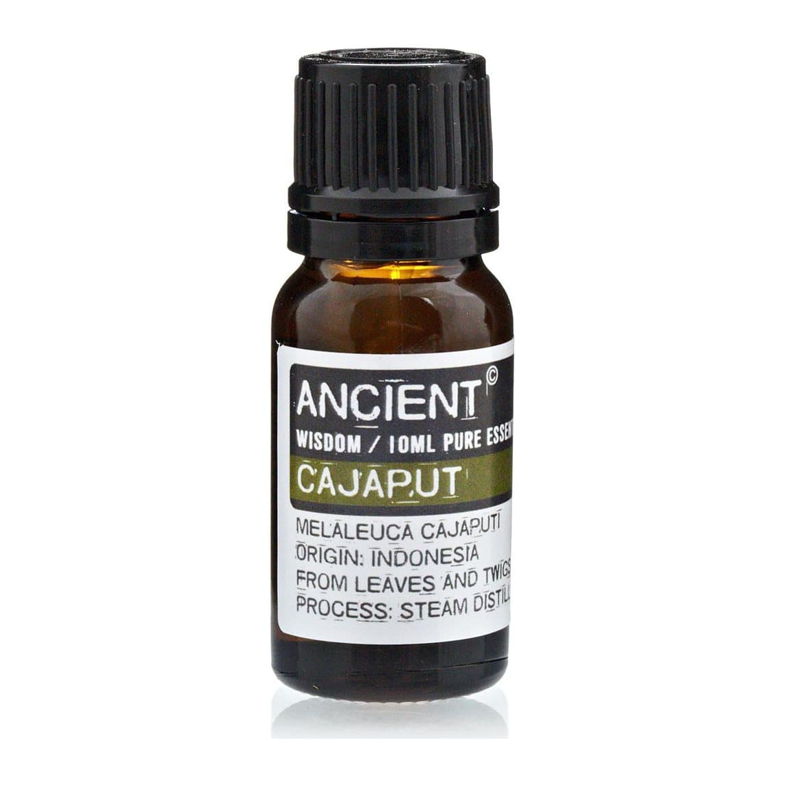 Small bottle of cajaput essential oil