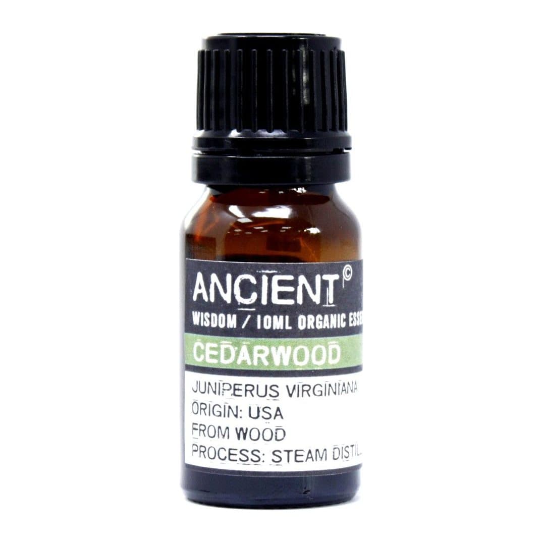 Pack of 2 organic cedarwood essential oils, 10 ml each