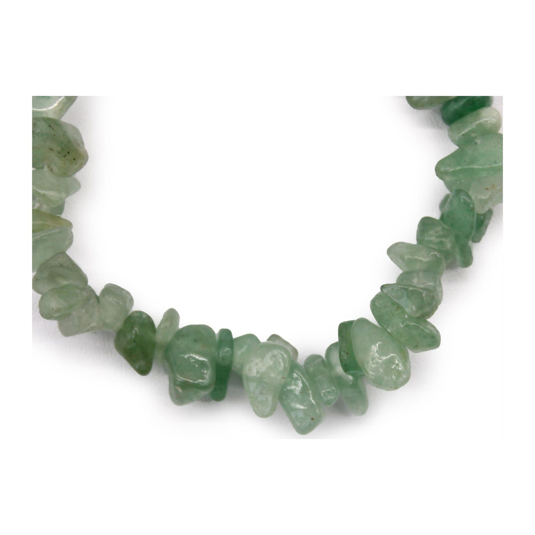 Green aventurine chip stone bracelets