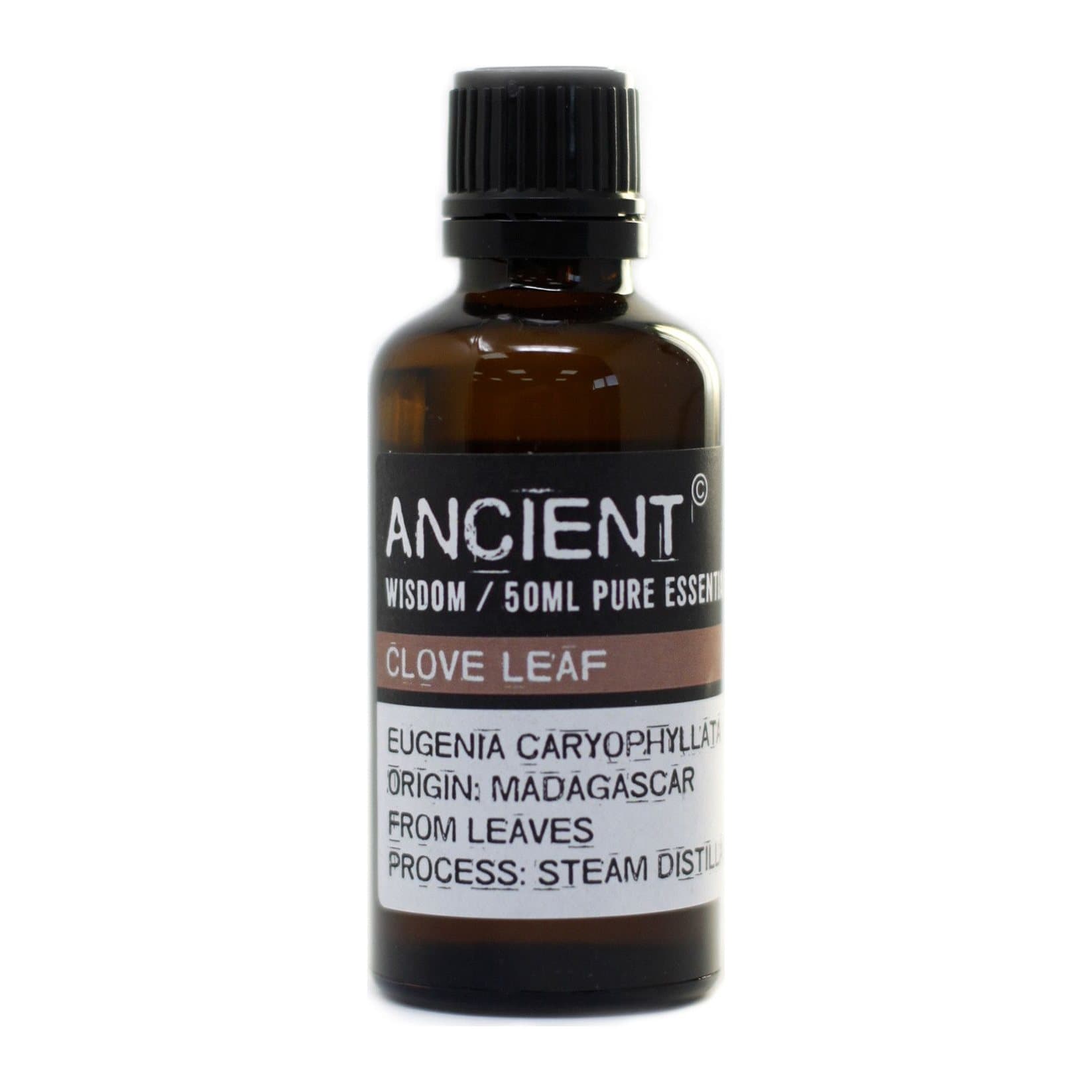 50 ml bottle of clove leaf essential oil