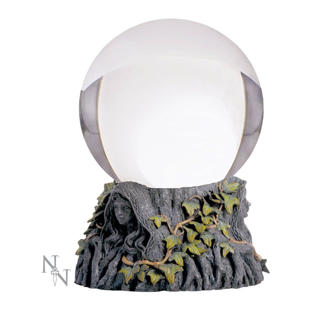 Crystal ball on a Maiden Mother Crone stand