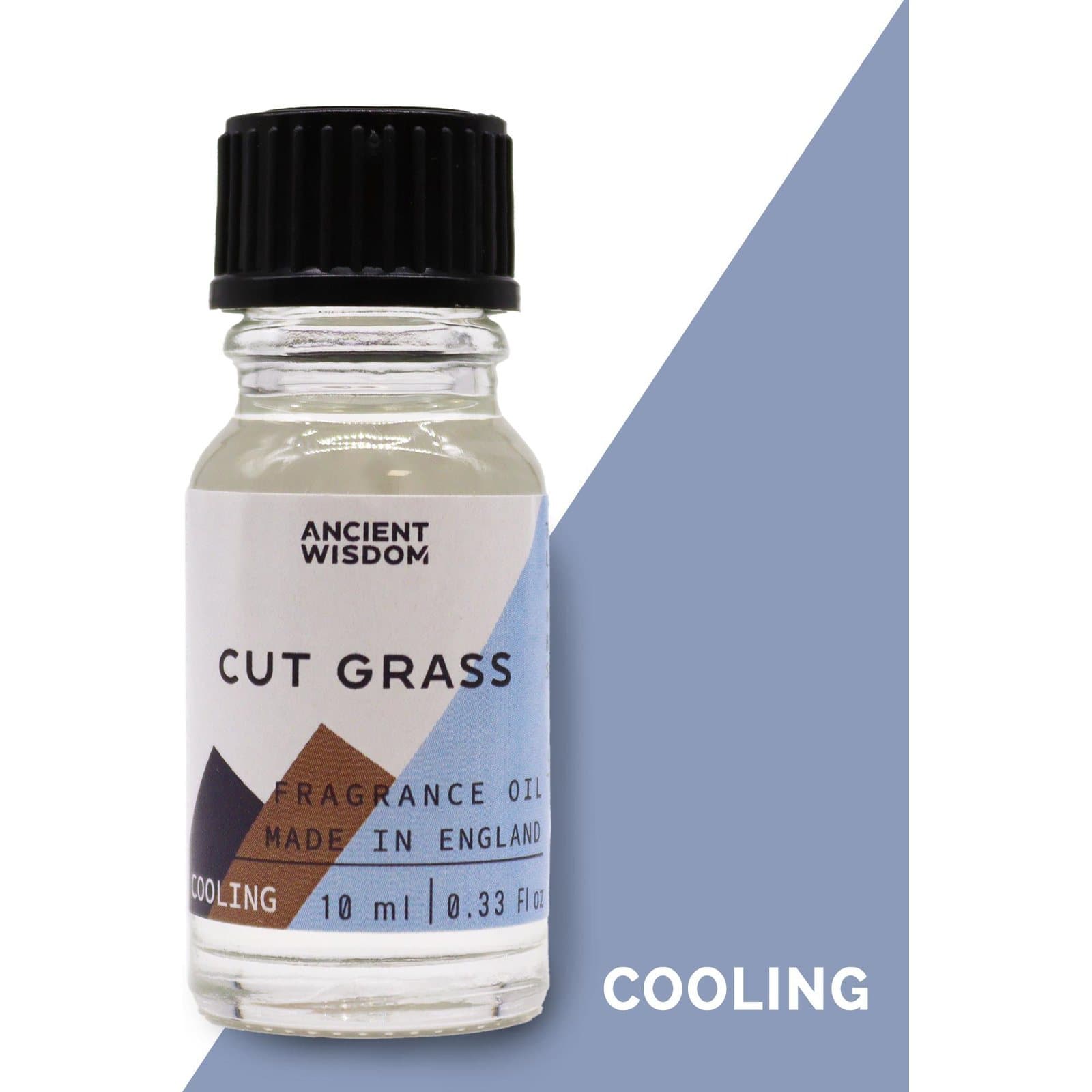 Cut grass fragrance oil, 10 ml, in a pack of two