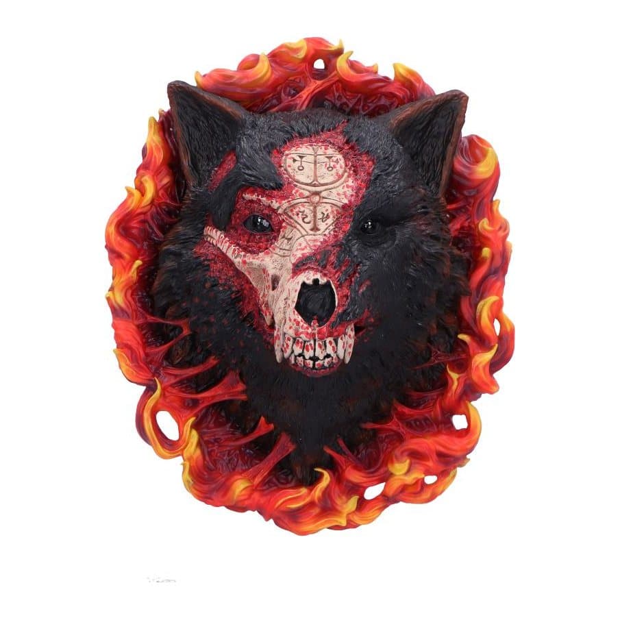 Hand-painted resin Diablo IV Mephisto wall plaque