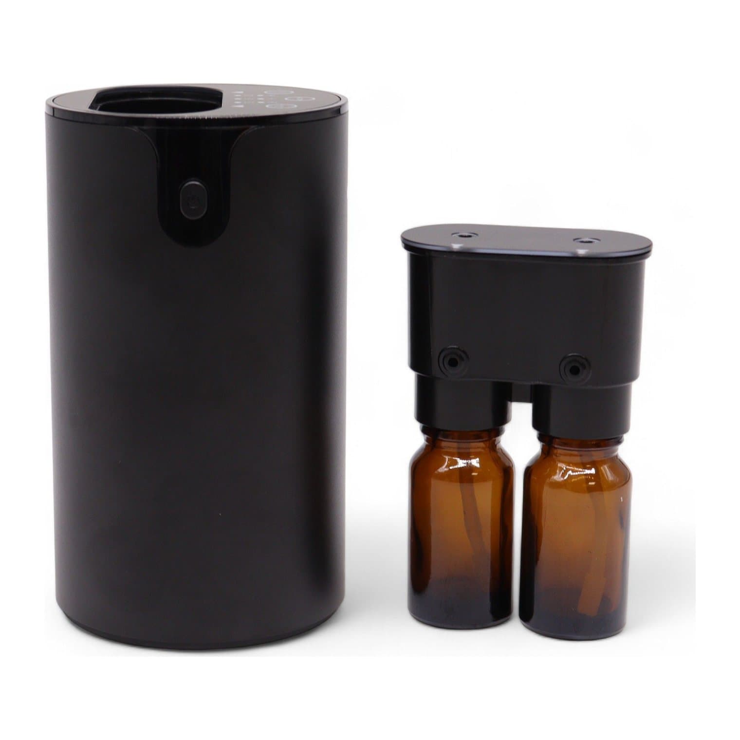 Double waterless essential oil nebuliser diffuser
