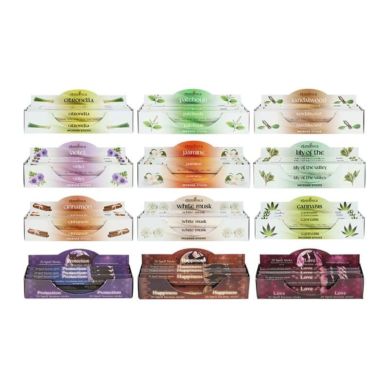 Incense sticks bundle pack in a picture box