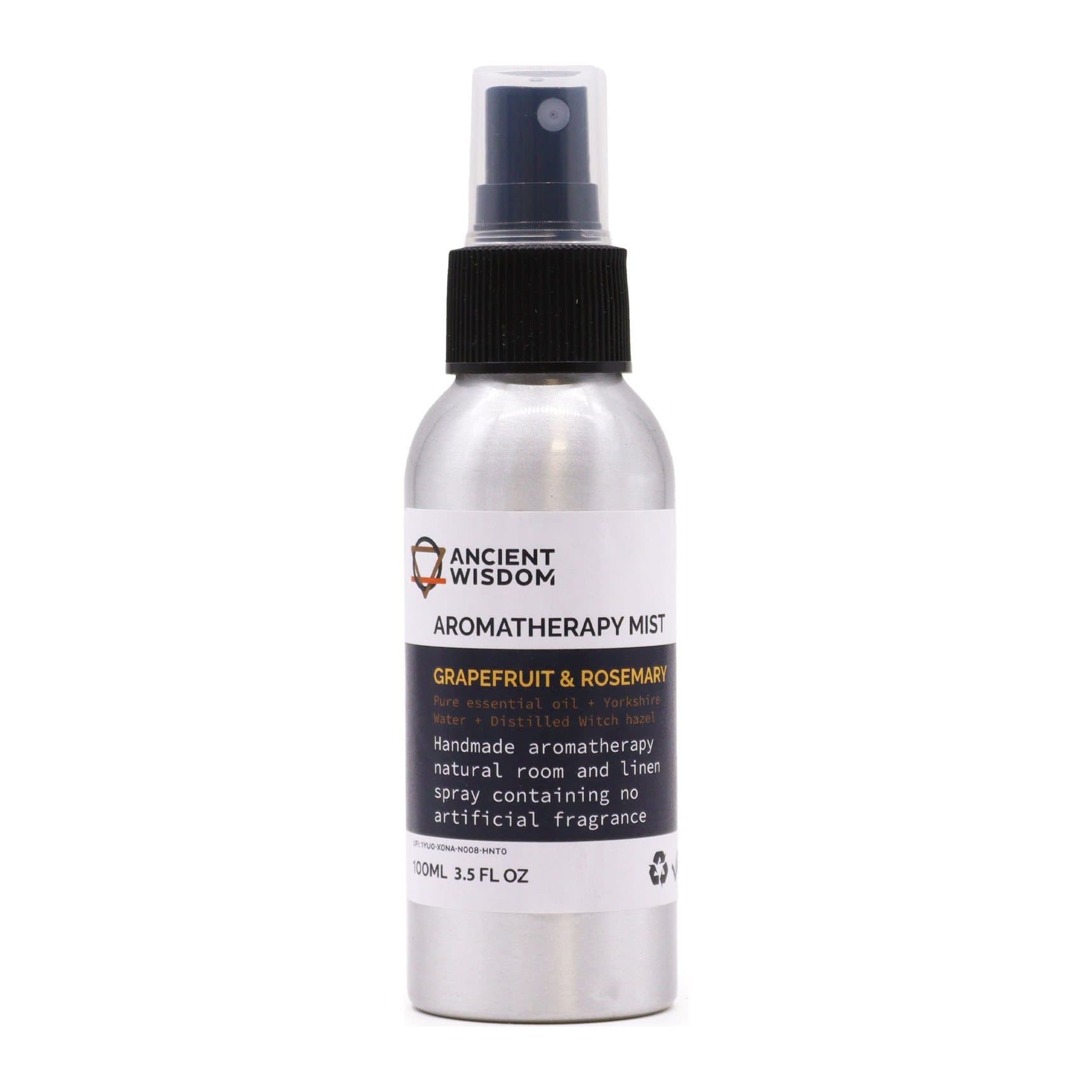 100 ml grapefruit and rosemary essential oil mist bottle