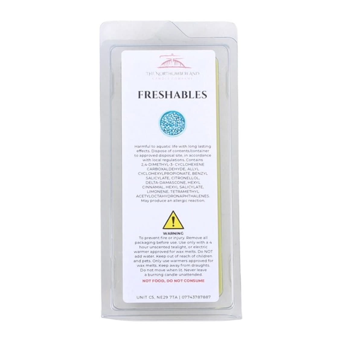 Freshables 50 g wax melt snap bar