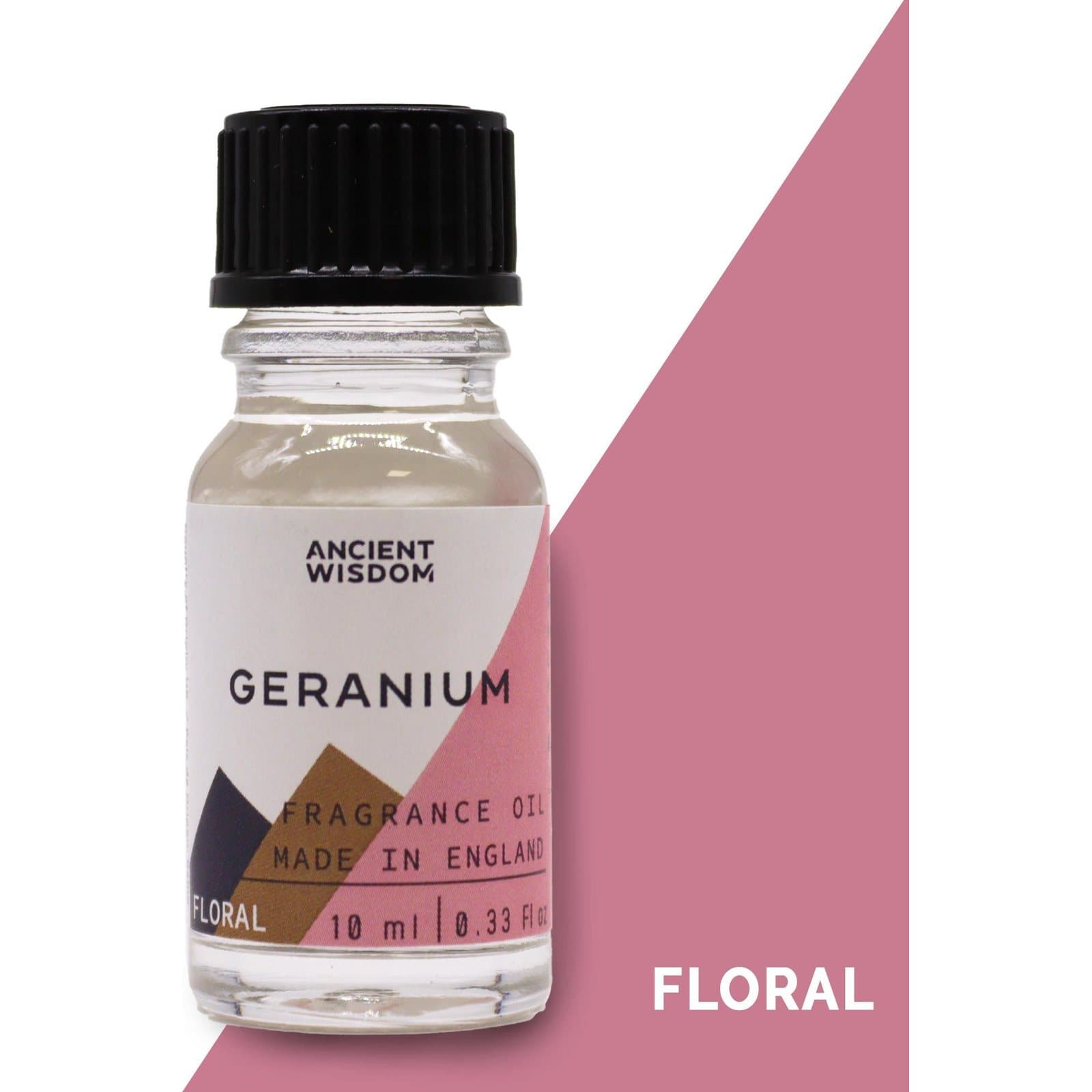 10 ml bottles of geranium fragrance oil