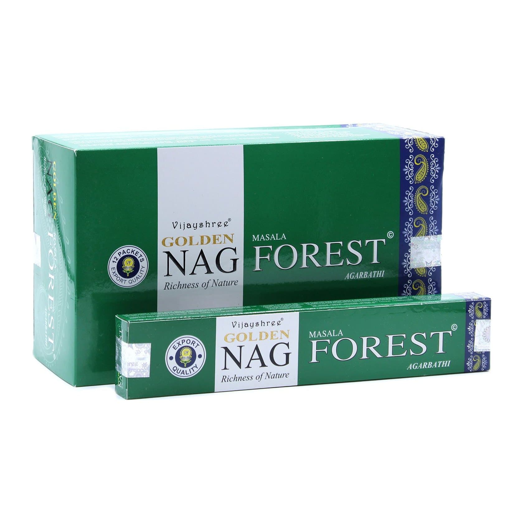 Golden Nag incense, pack of 2, 15 g each