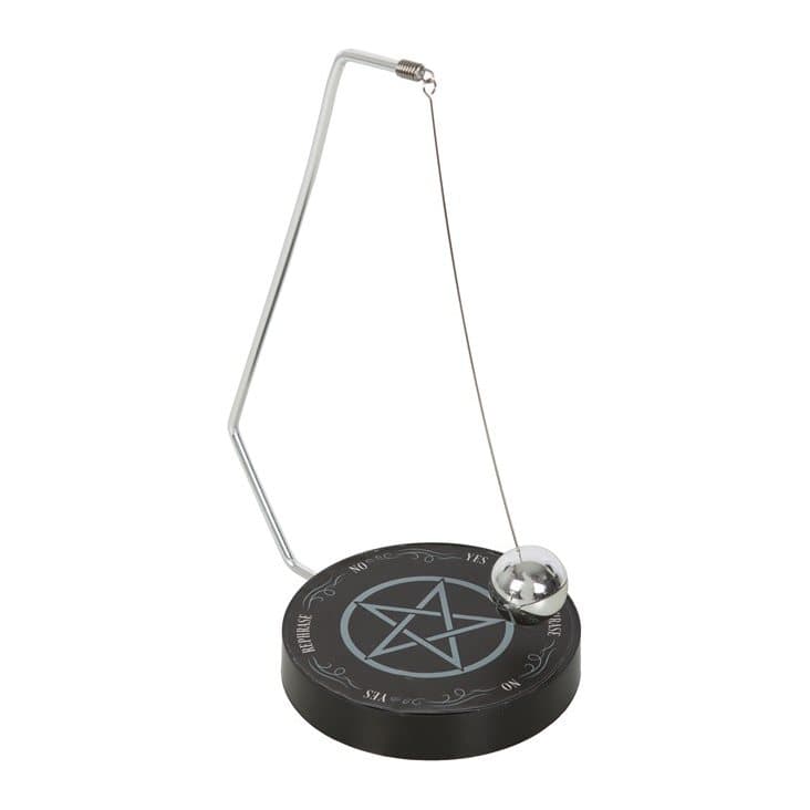 Metal pentagram decision maker with spherical pendulum