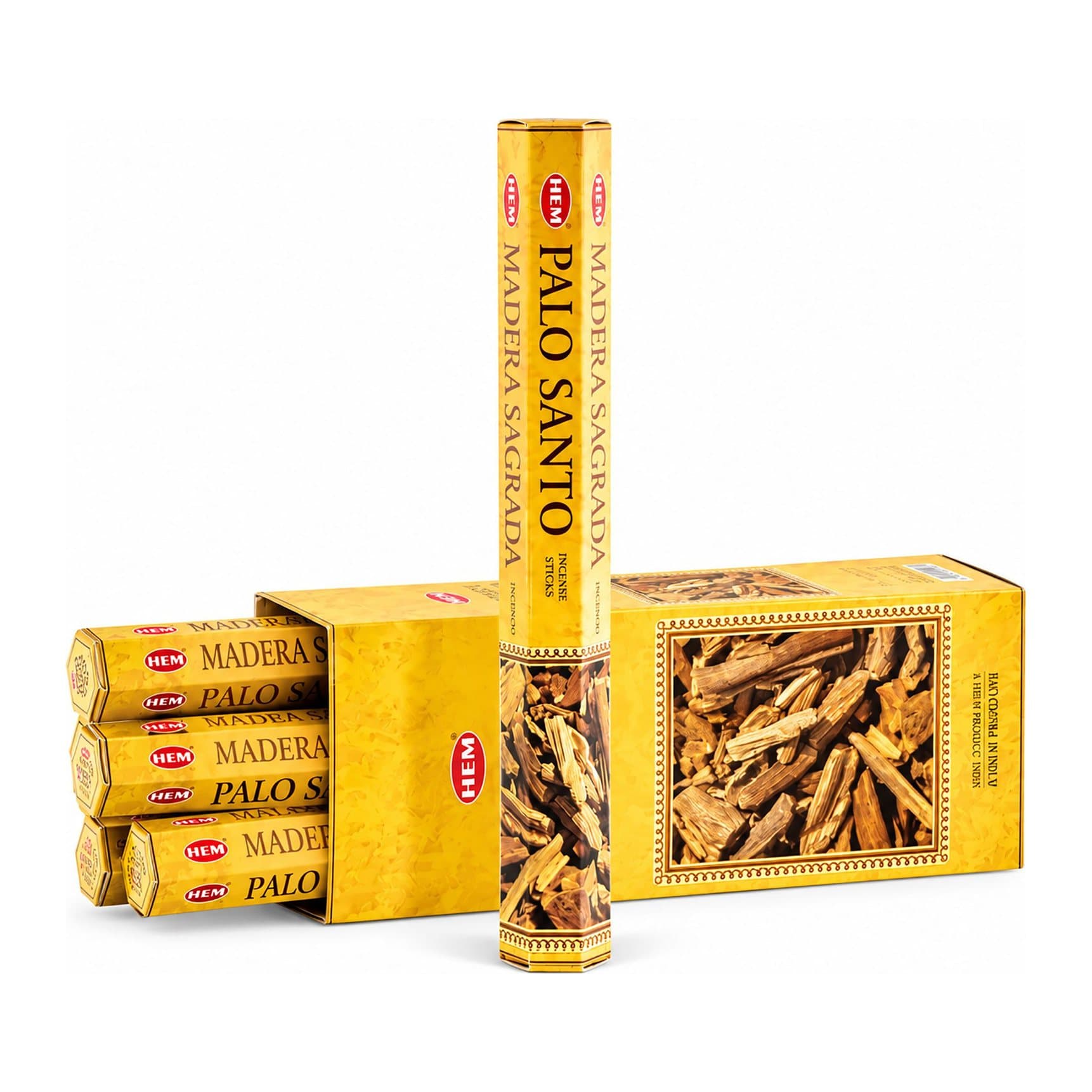 HEM hexagonal palo santo incense packs, pack of 5