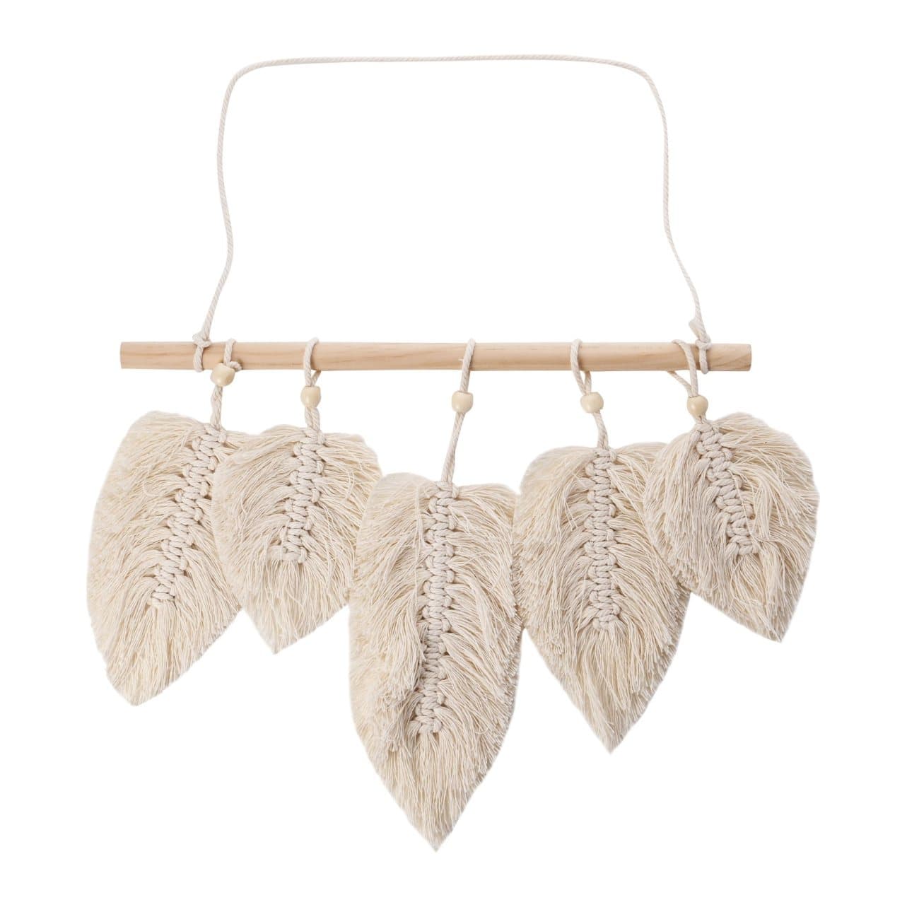 Bohemian macrame wall hanging, 35 cm