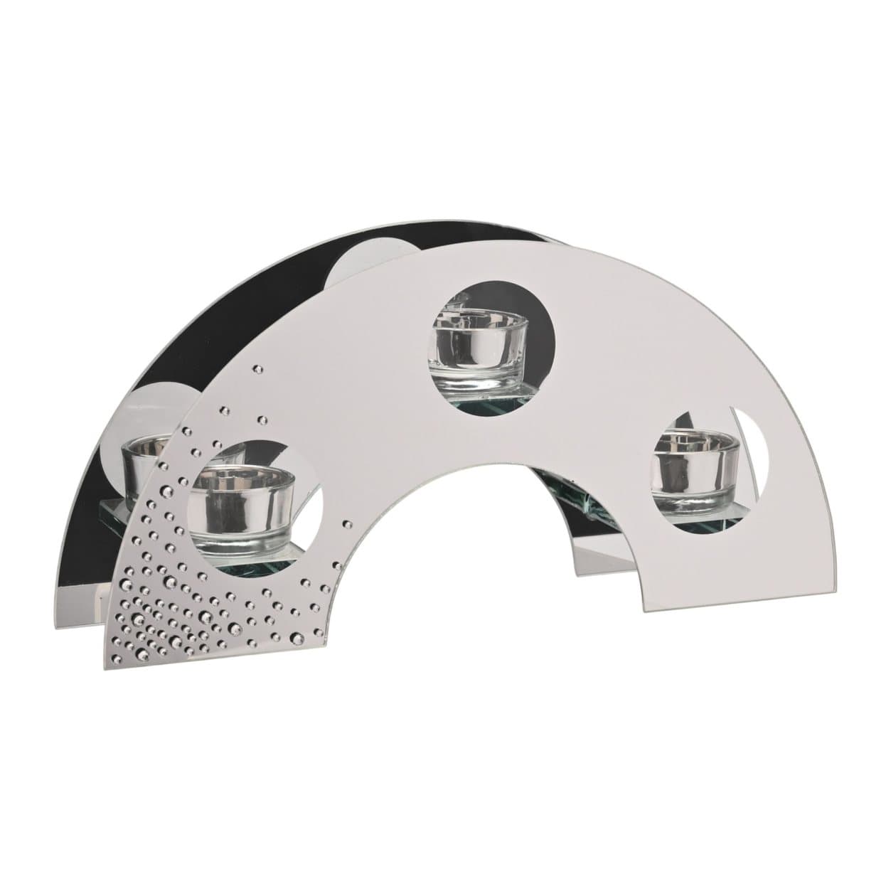 Hestia scatter diamante design triple tealight holder