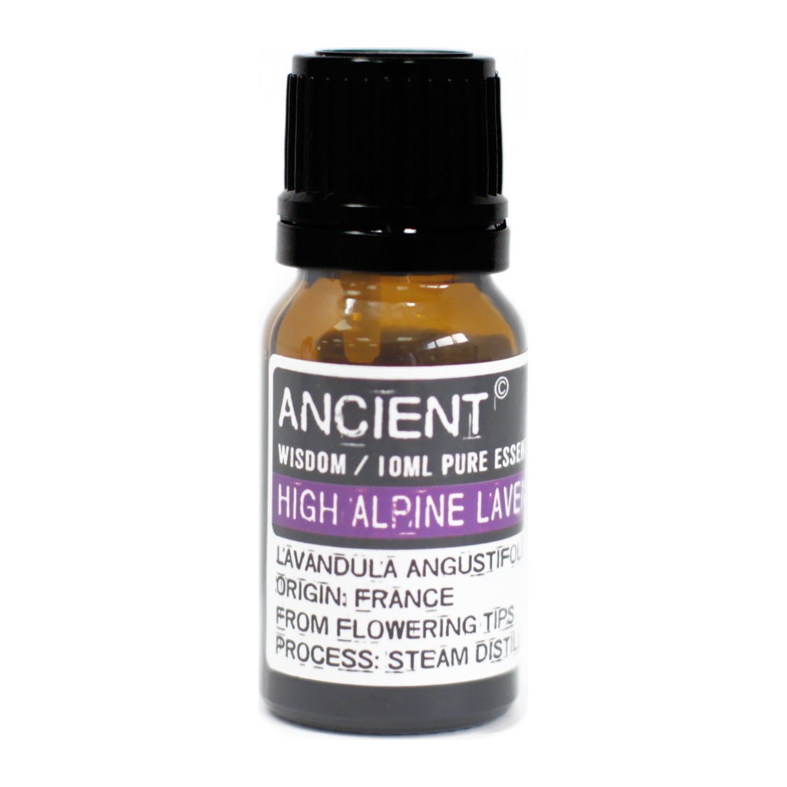 Bottle of High Alpine lavender essential oil