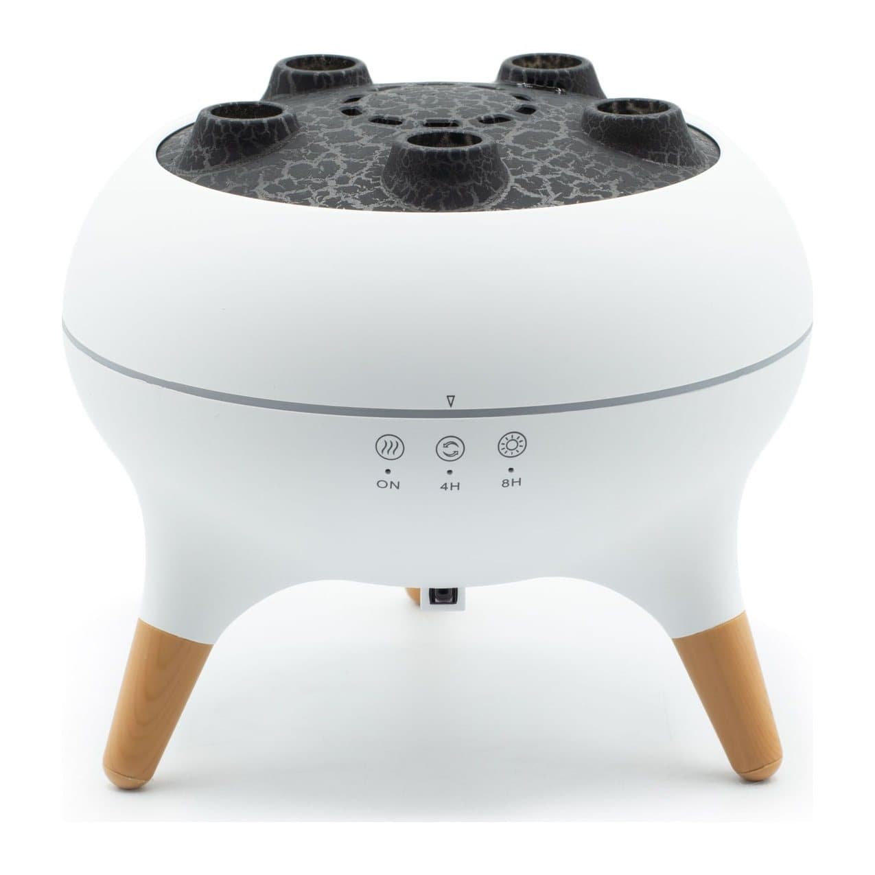Jellyfish aroma diffuser with raised legs and colour-changing LED light
