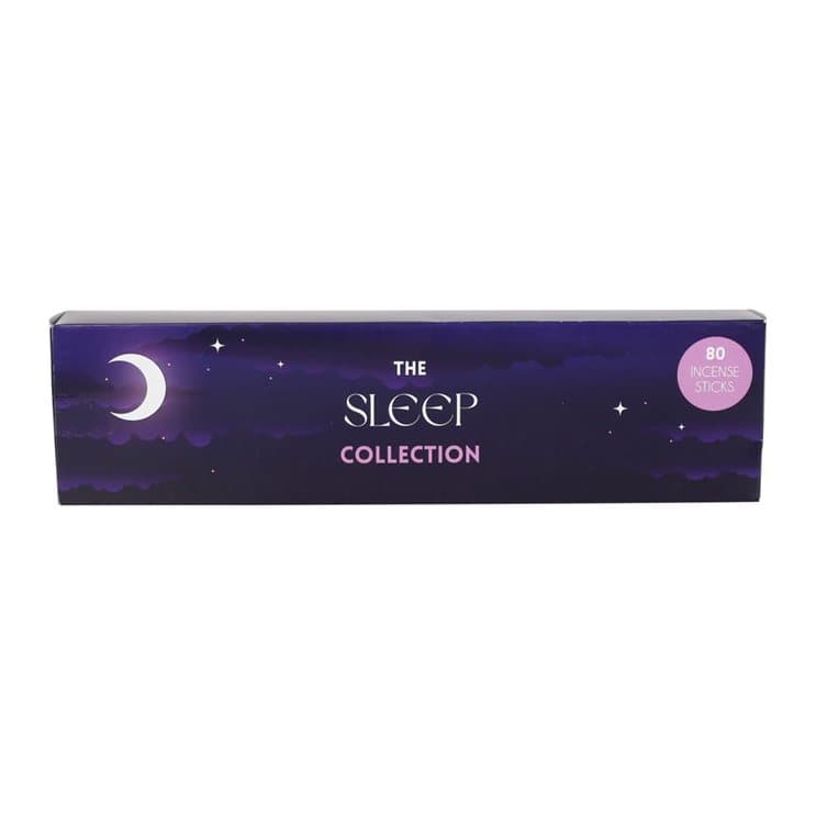 Cardboard display box holding four packs of incense sticks