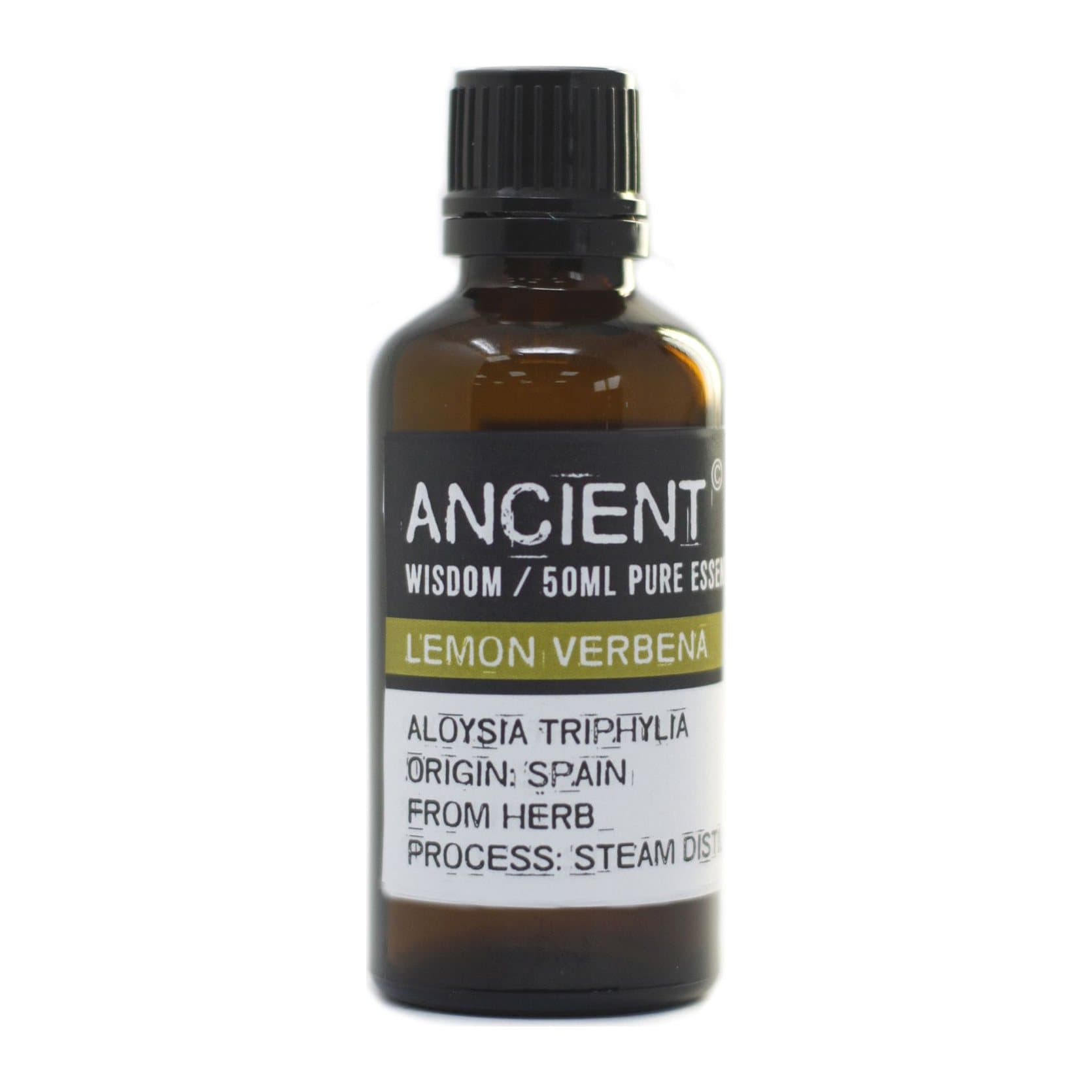 Lemon verbena essential oil, 50 ml size